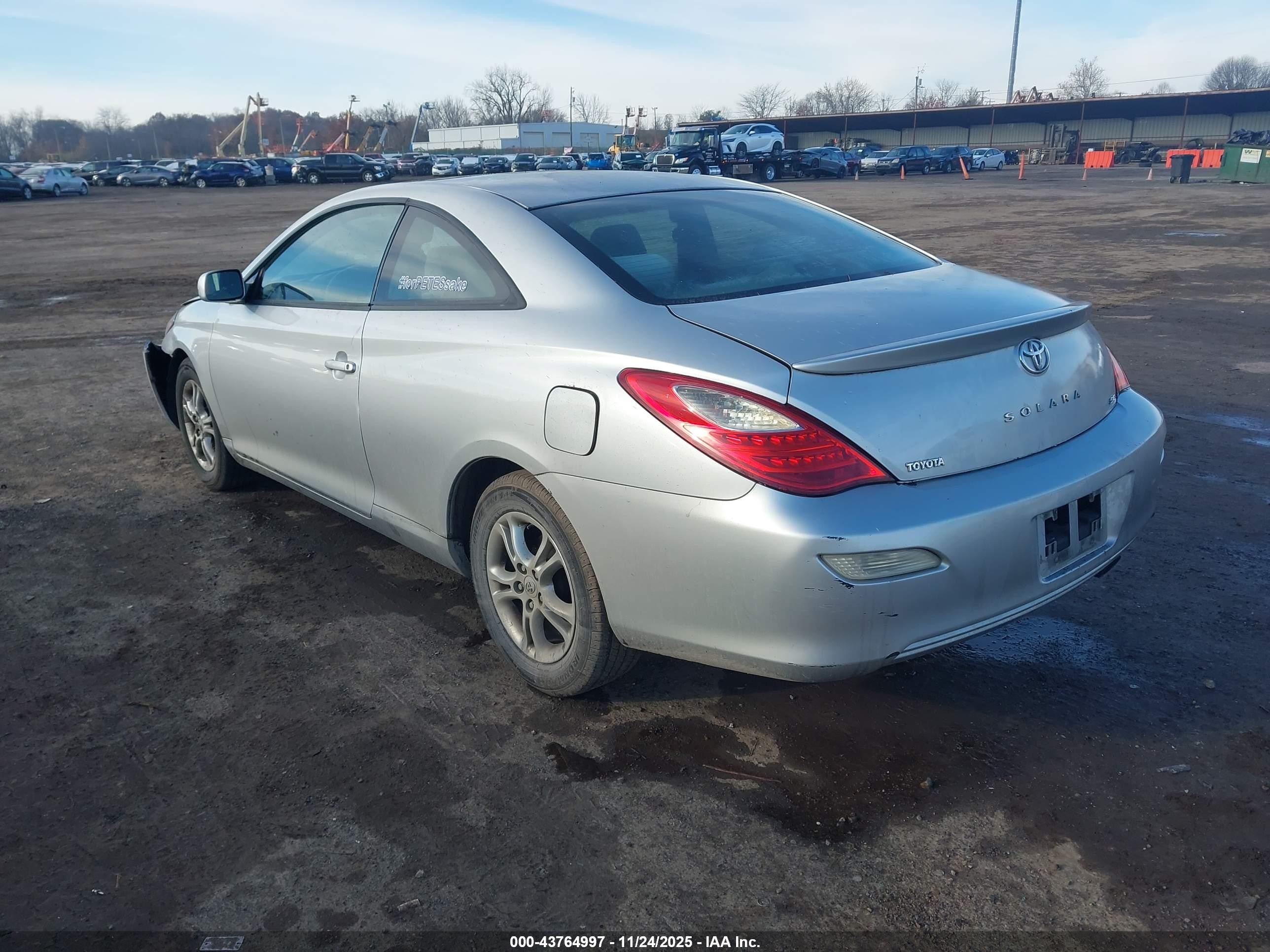 2008 Toyota Camry Solara Se Silver vin: 4T1CE30P88U764577