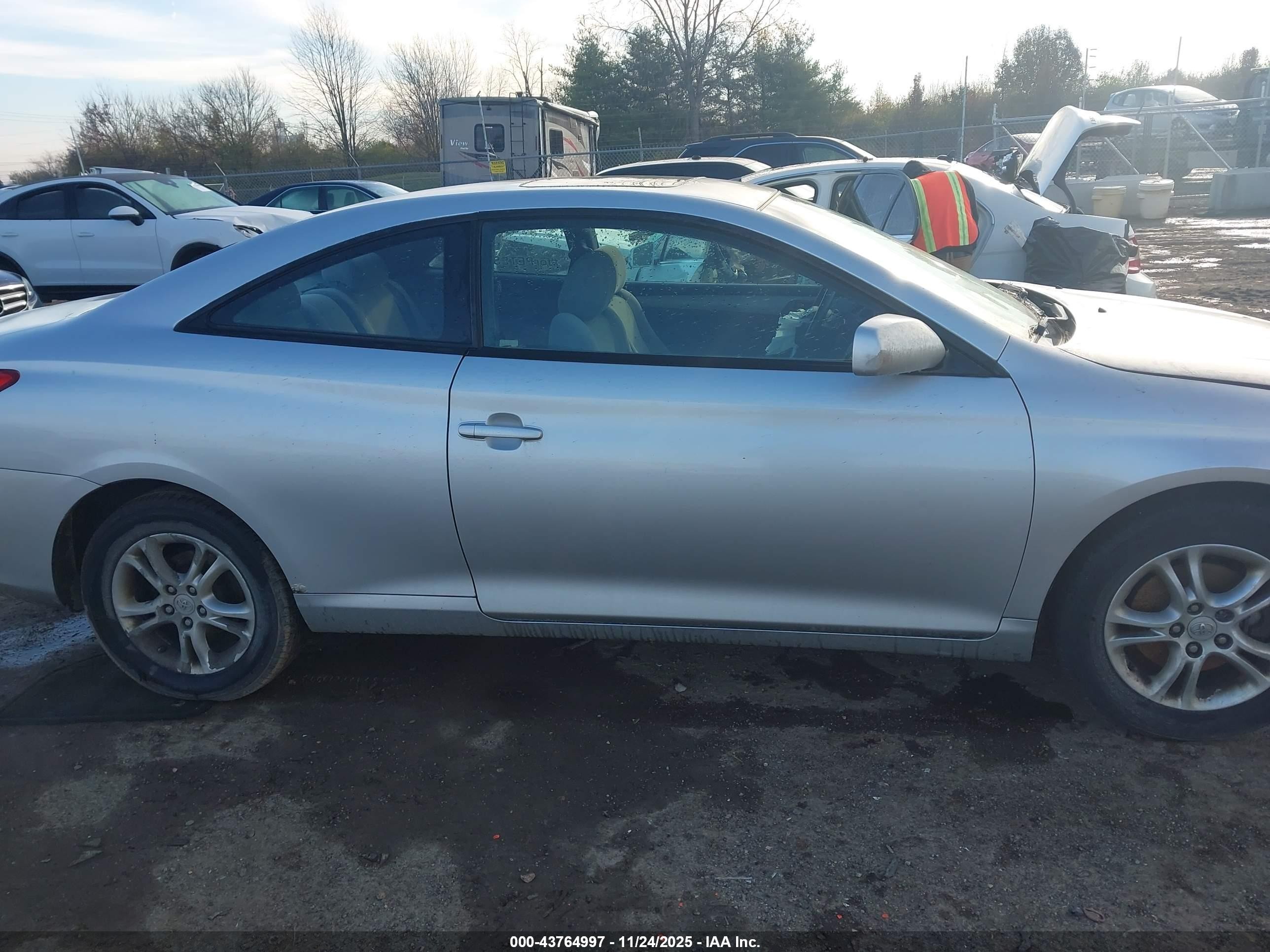 2008 Toyota Camry Solara Se Silver vin: 4T1CE30P88U764577