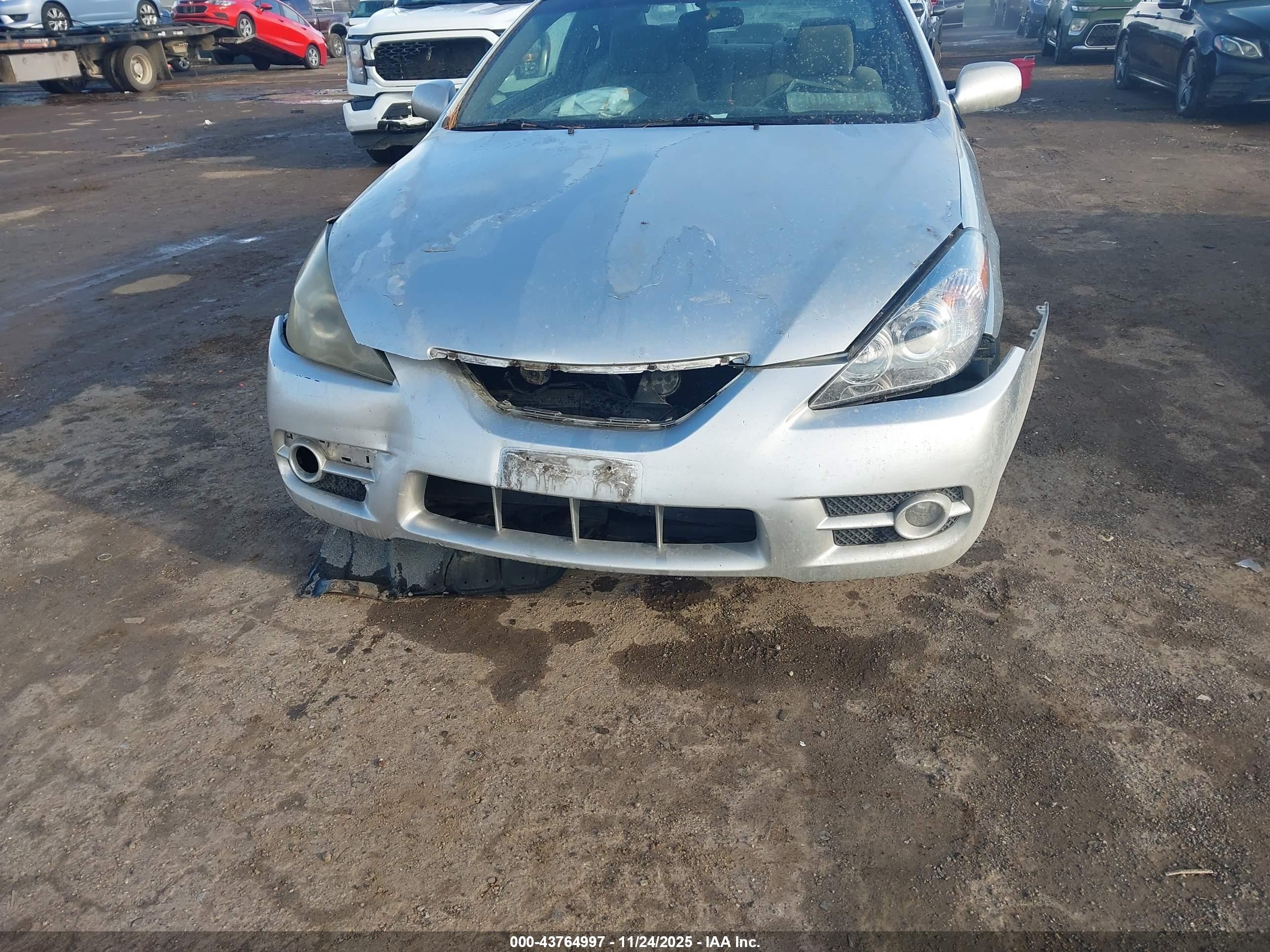 2008 Toyota Camry Solara Se Silver vin: 4T1CE30P88U764577