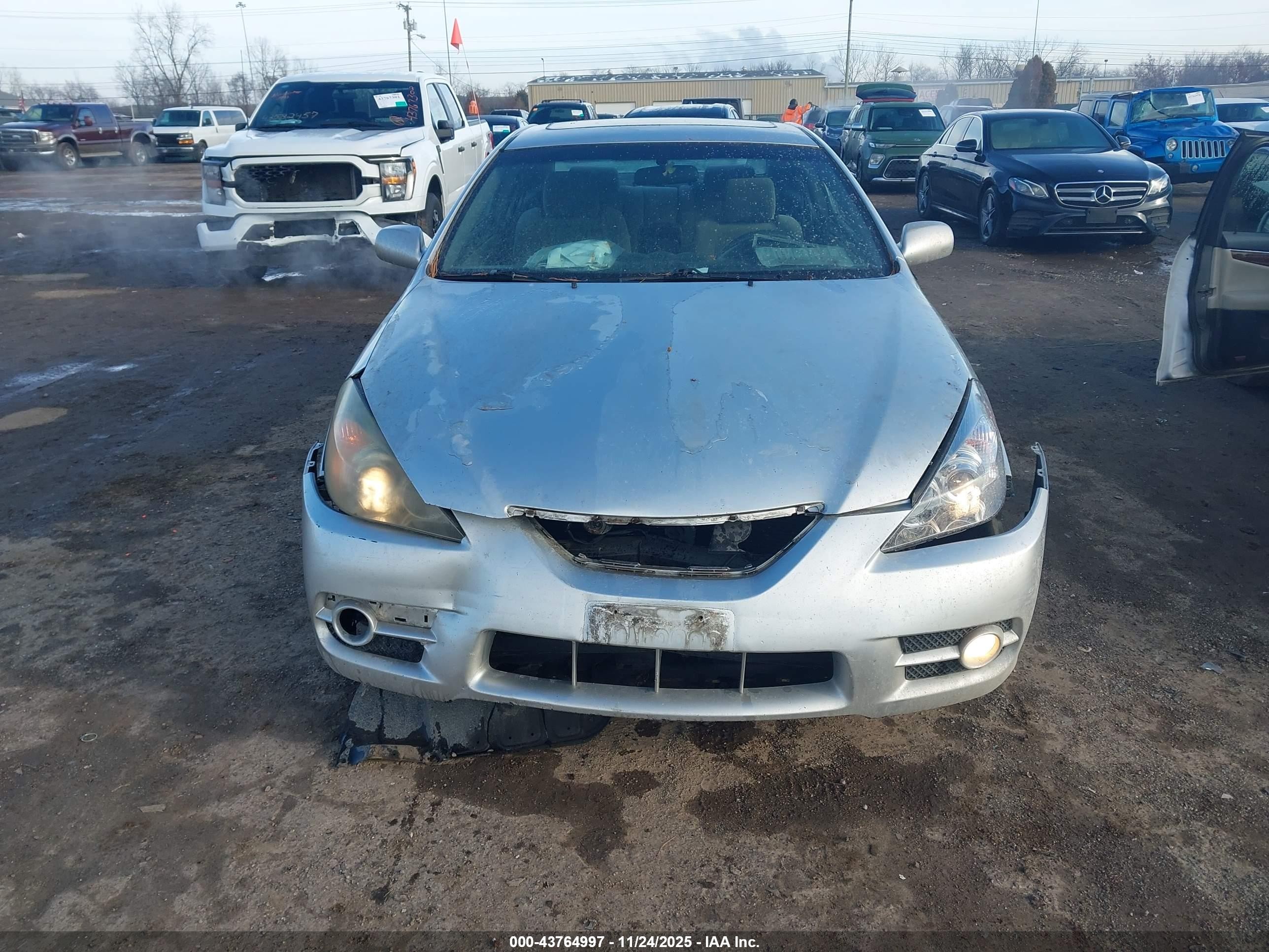 2008 Toyota Camry Solara Se Silver vin: 4T1CE30P88U764577