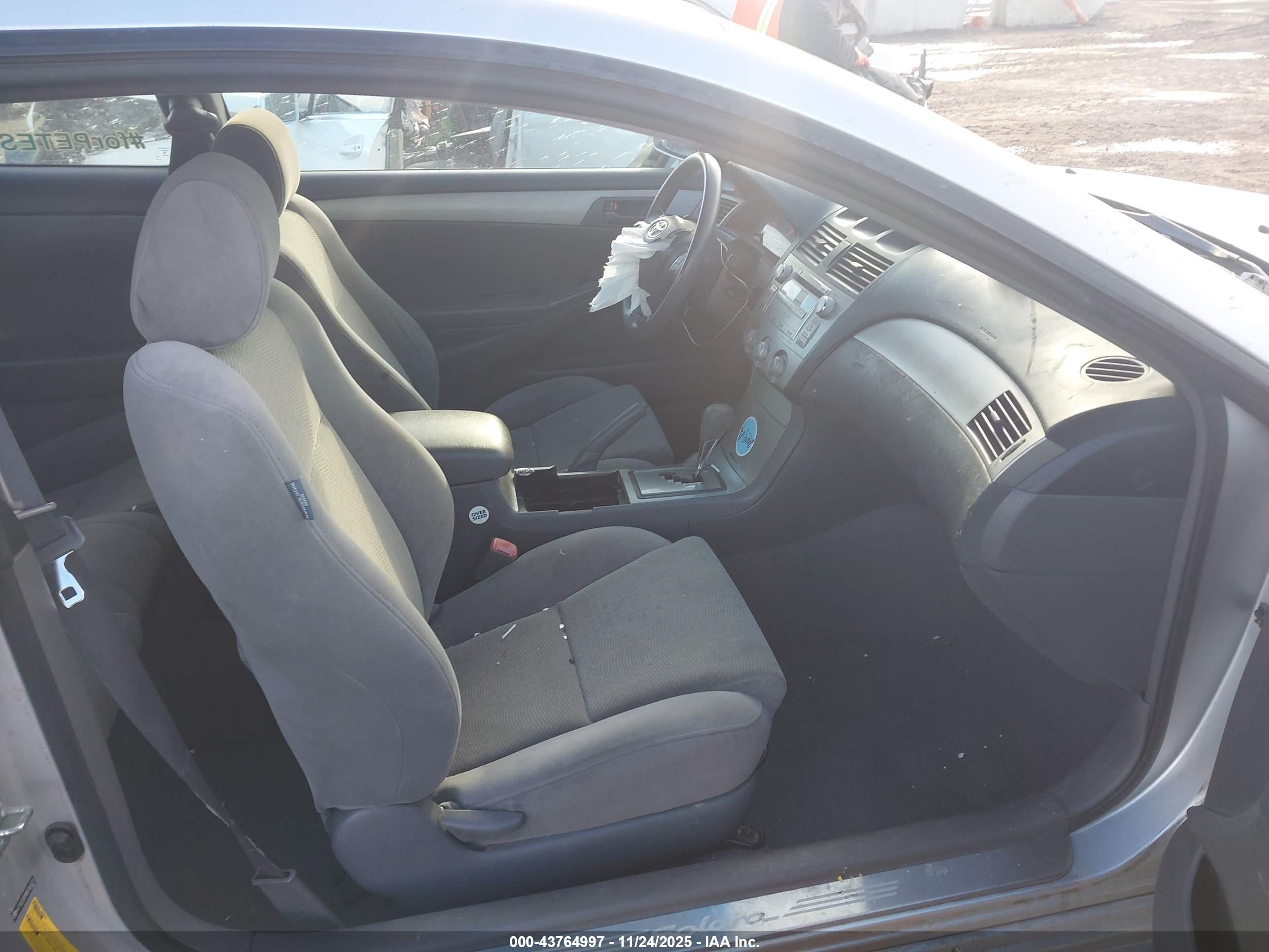 2008 Toyota Camry Solara Se Silver vin: 4T1CE30P88U764577