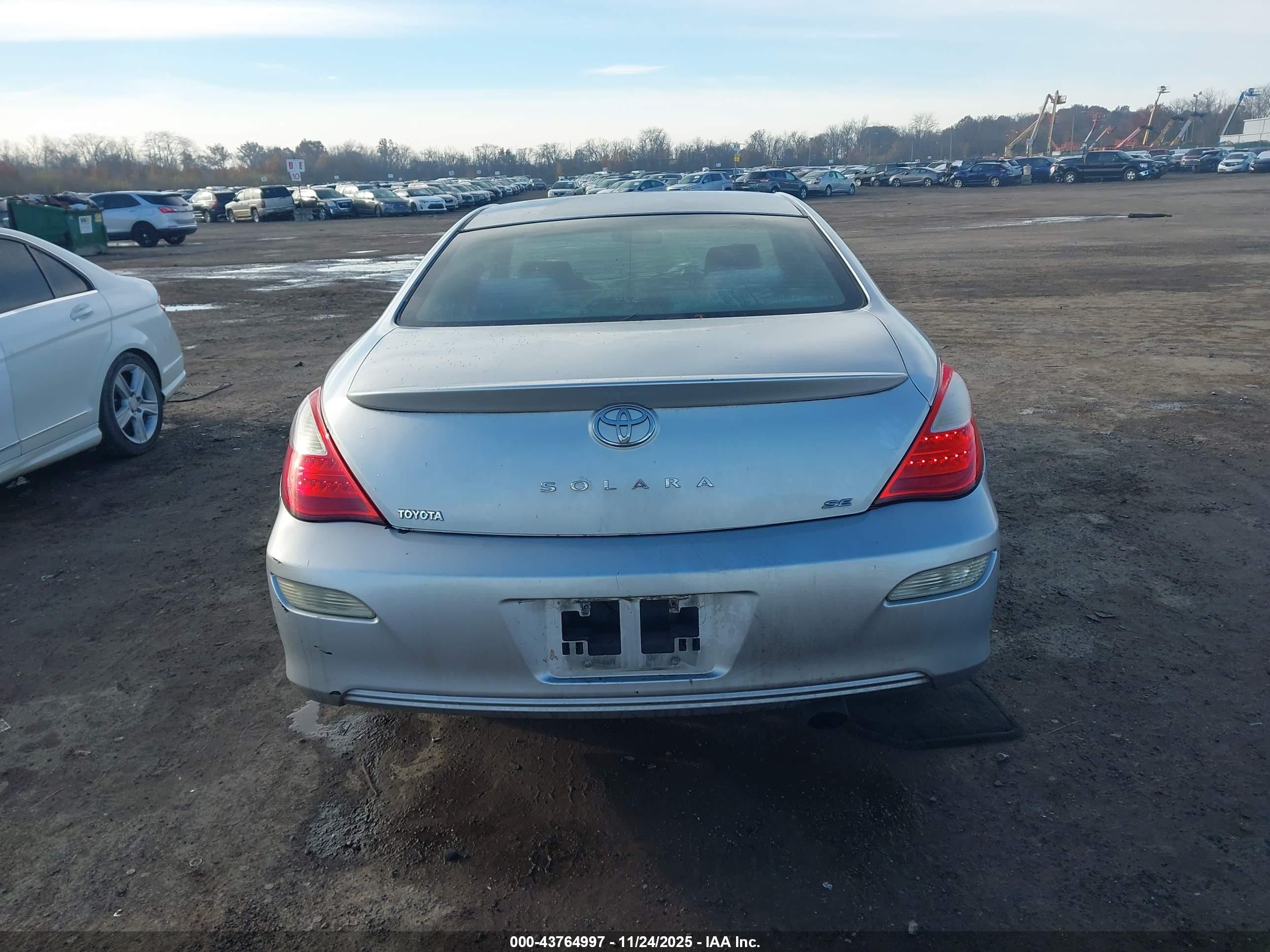 2008 Toyota Camry Solara Se Silver vin: 4T1CE30P88U764577