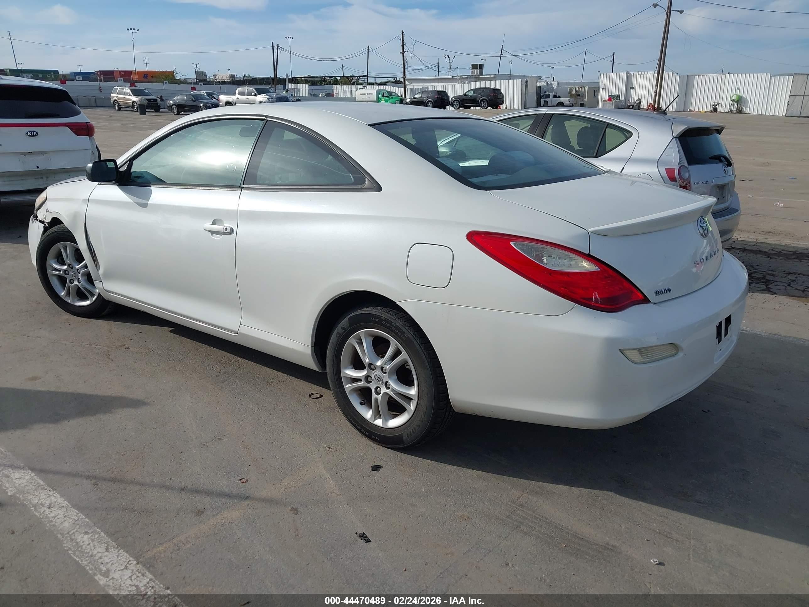 2008 Toyota Camry Solara Se White vin: 4T1CE30P88U766538