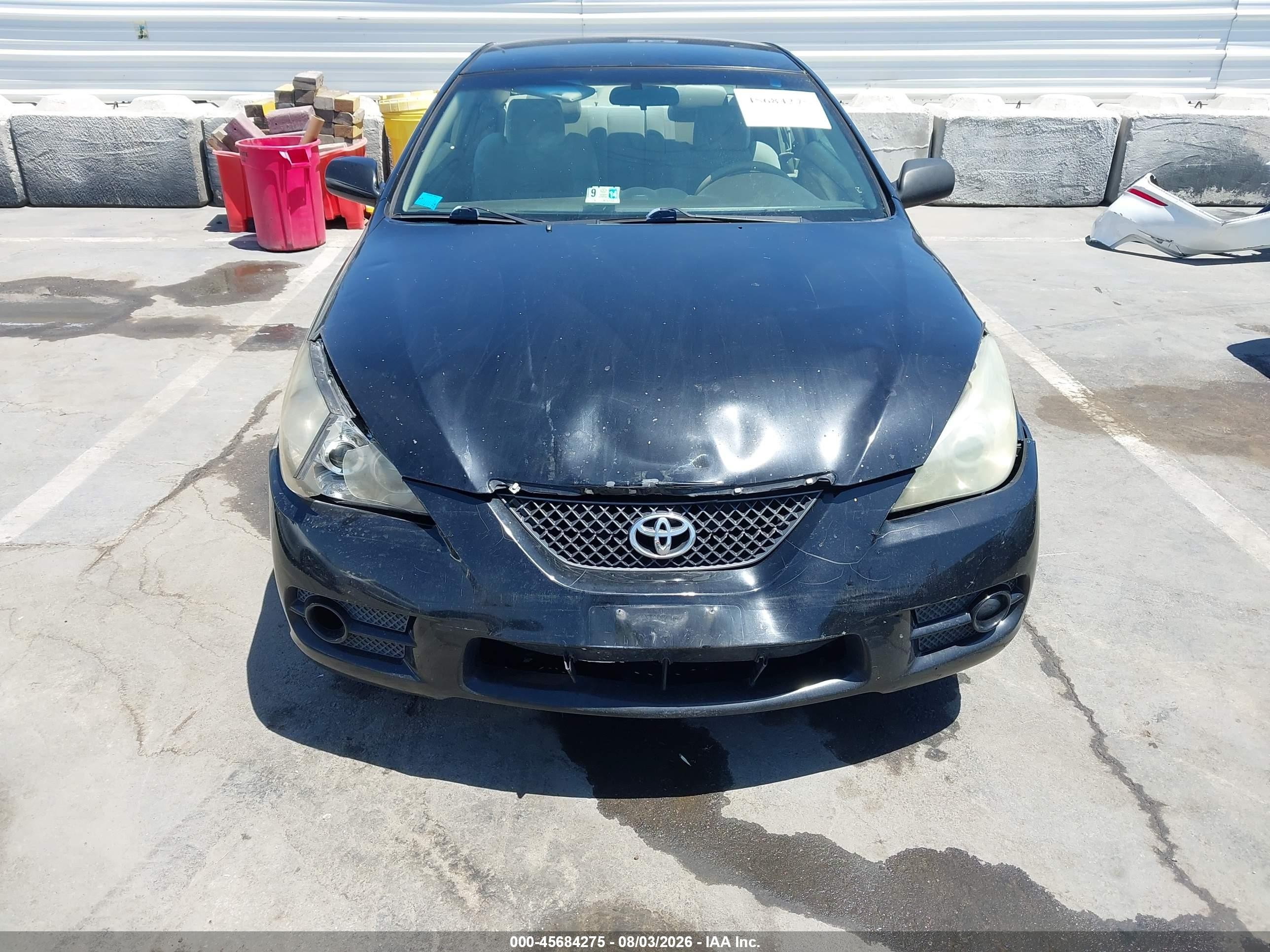2007 Toyota Camry Solara Se Black vin: 4T1CE30P97U757507