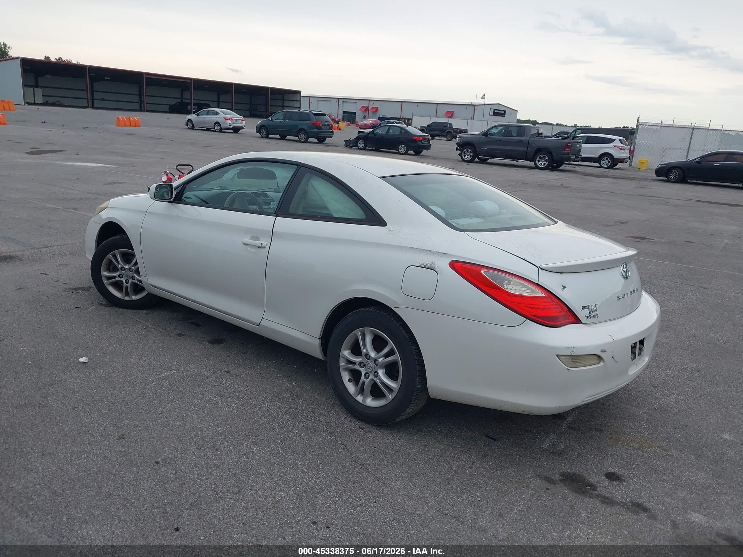 2008 Toyota Camry Solara Se White vin: 4T1CE30P98U763048