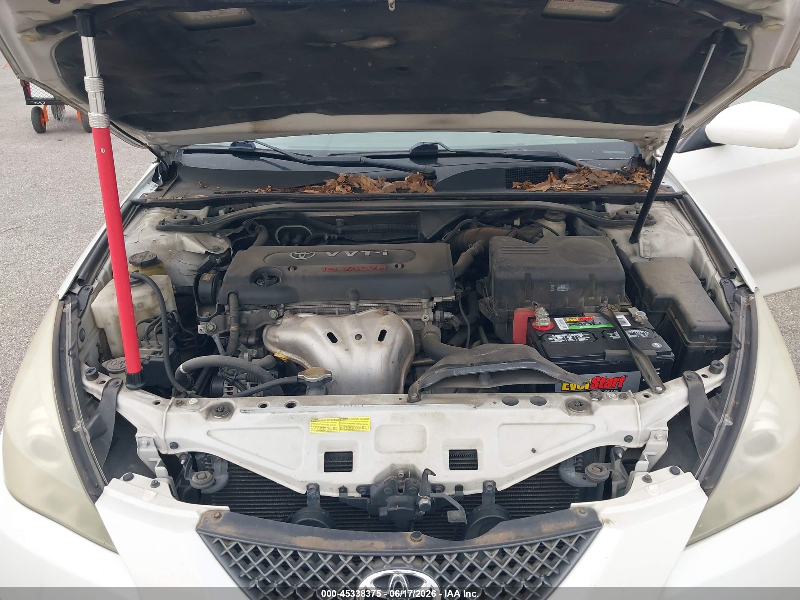 2008 Toyota Camry Solara Se White vin: 4T1CE30P98U763048