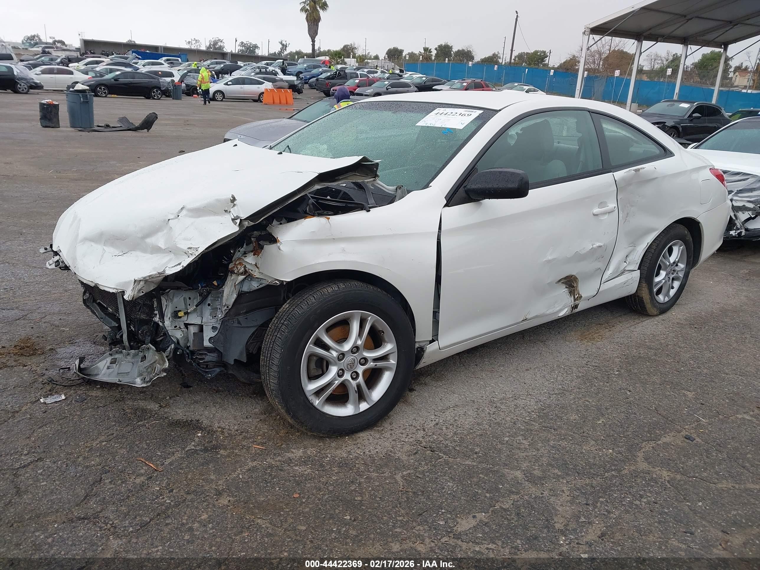 2008 Toyota Camry Solara Se White vin: 4T1CE30P98U763275