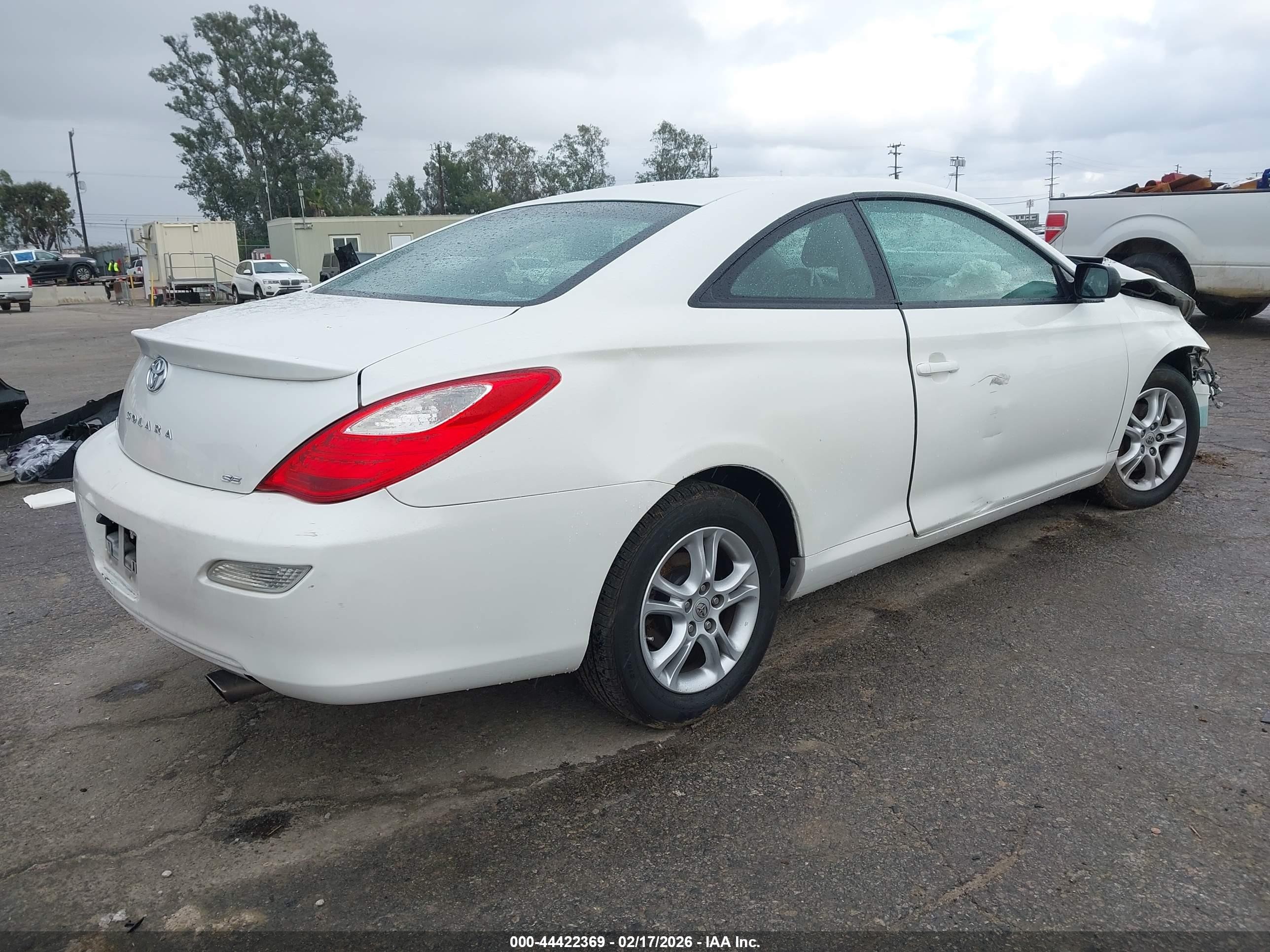 2008 Toyota Camry Solara Se White vin: 4T1CE30P98U763275