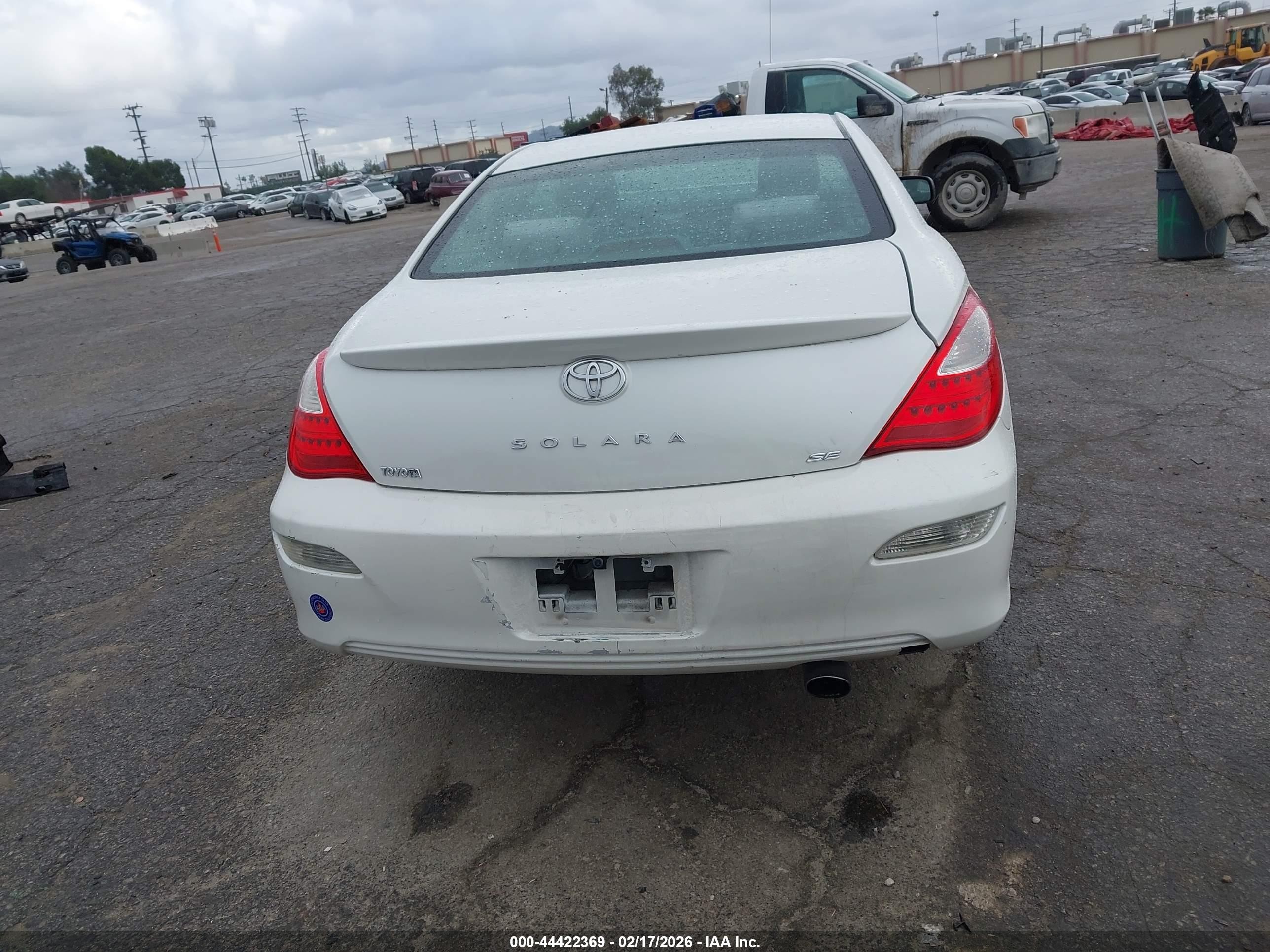 2008 Toyota Camry Solara Se White vin: 4T1CE30P98U763275