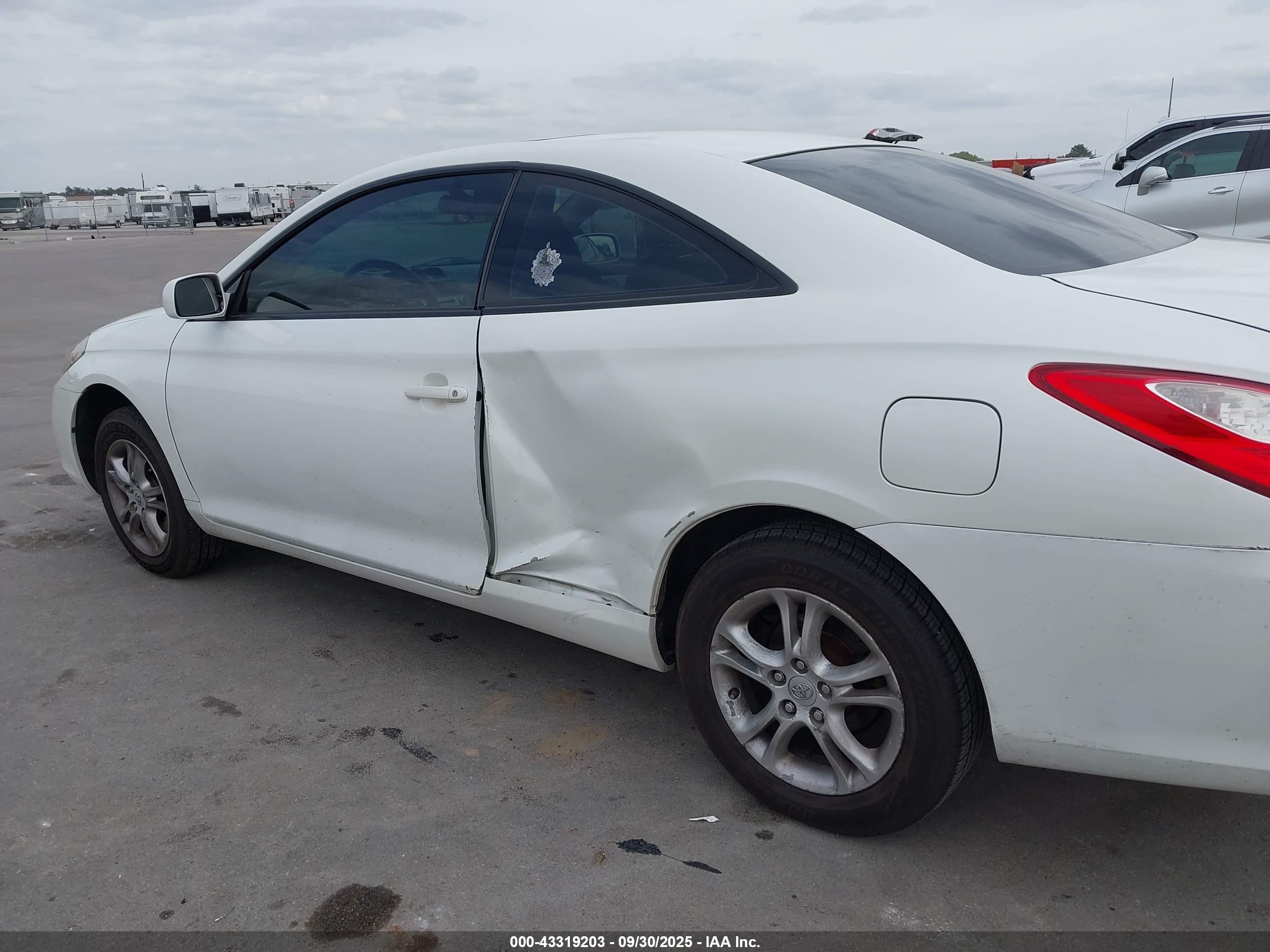 2008 Toyota Camry Solara Se White vin: 4T1CE30P98U764071