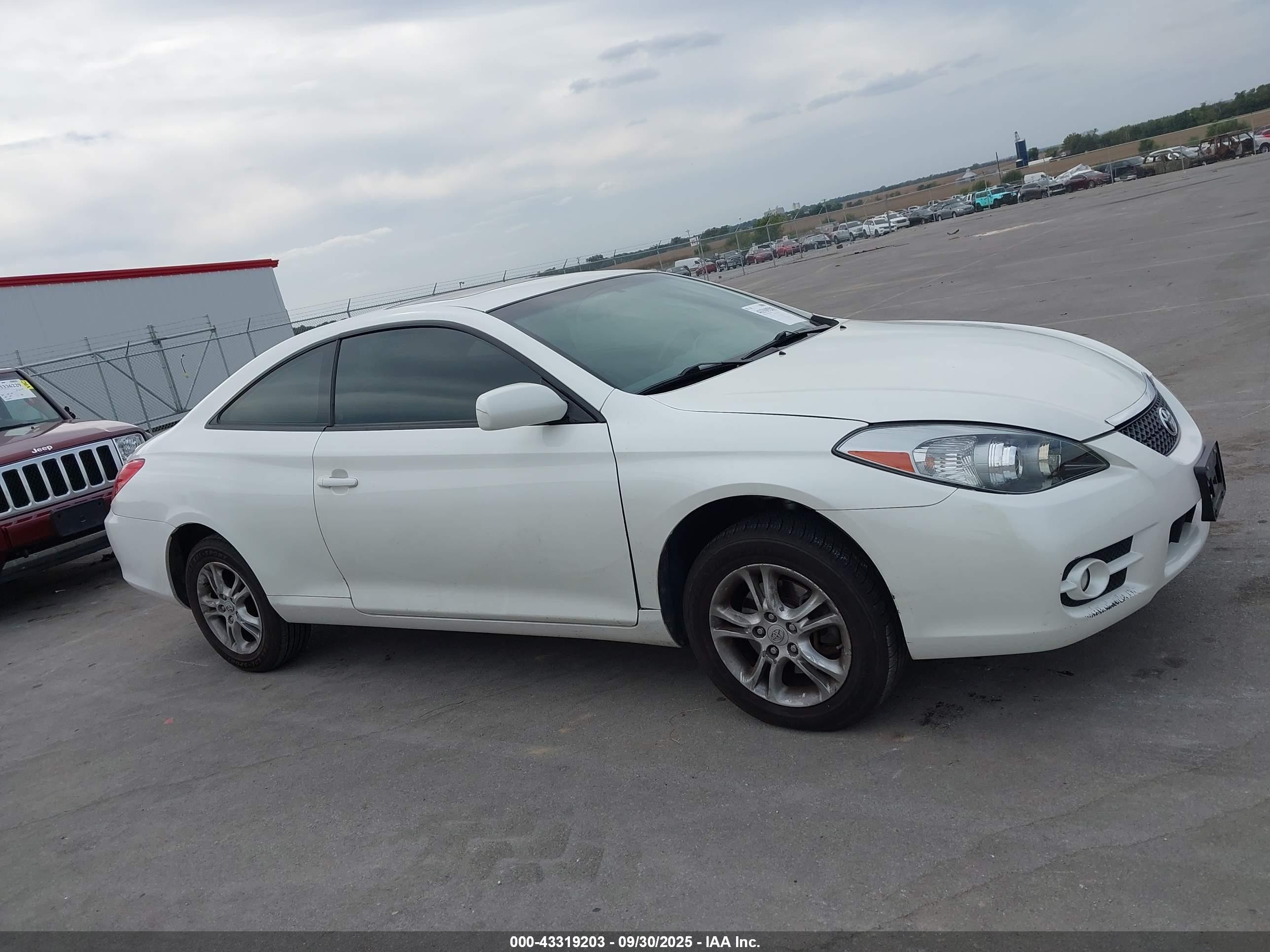 2008 Toyota Camry Solara Se White vin: 4T1CE30P98U764071