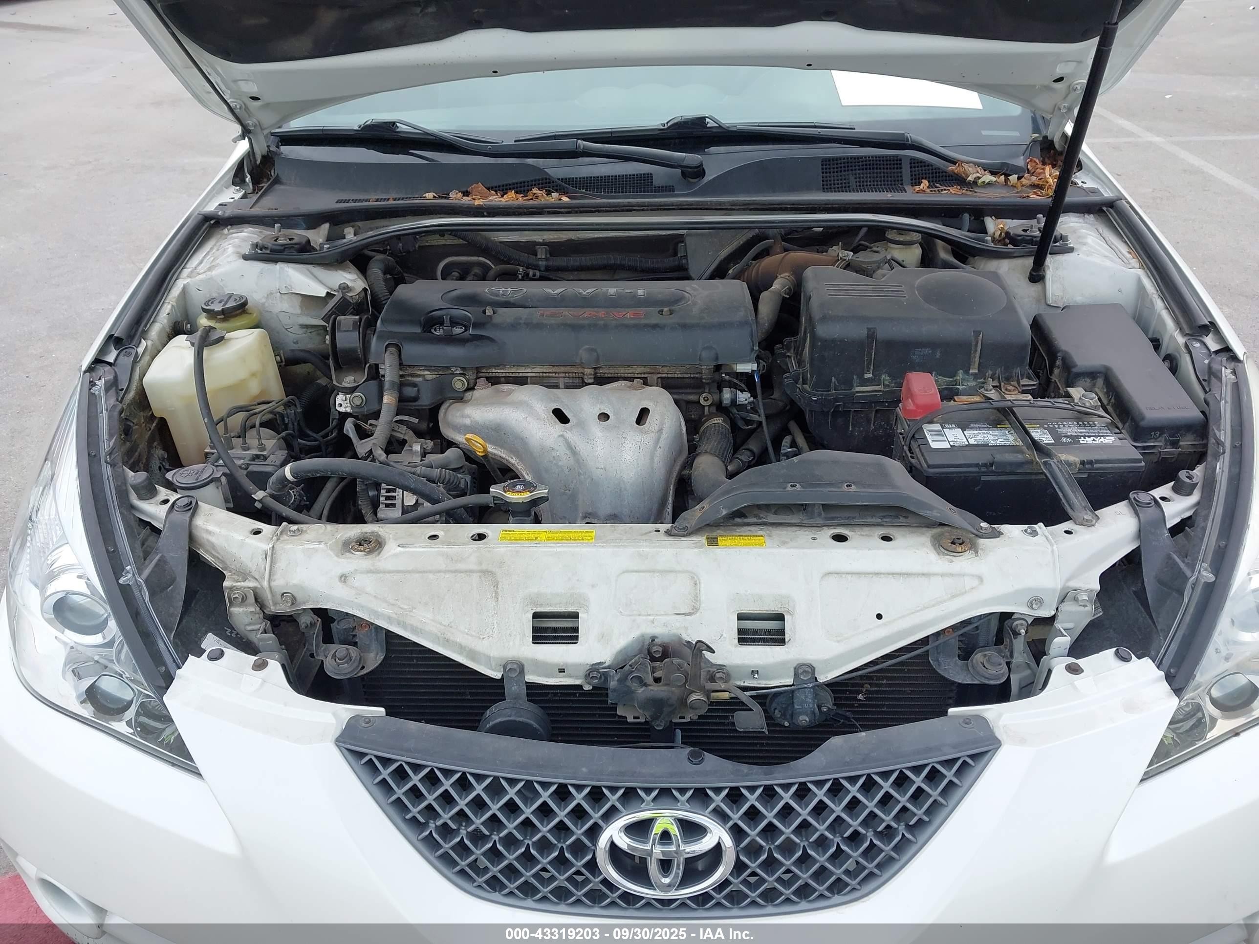 2008 Toyota Camry Solara Se White vin: 4T1CE30P98U764071