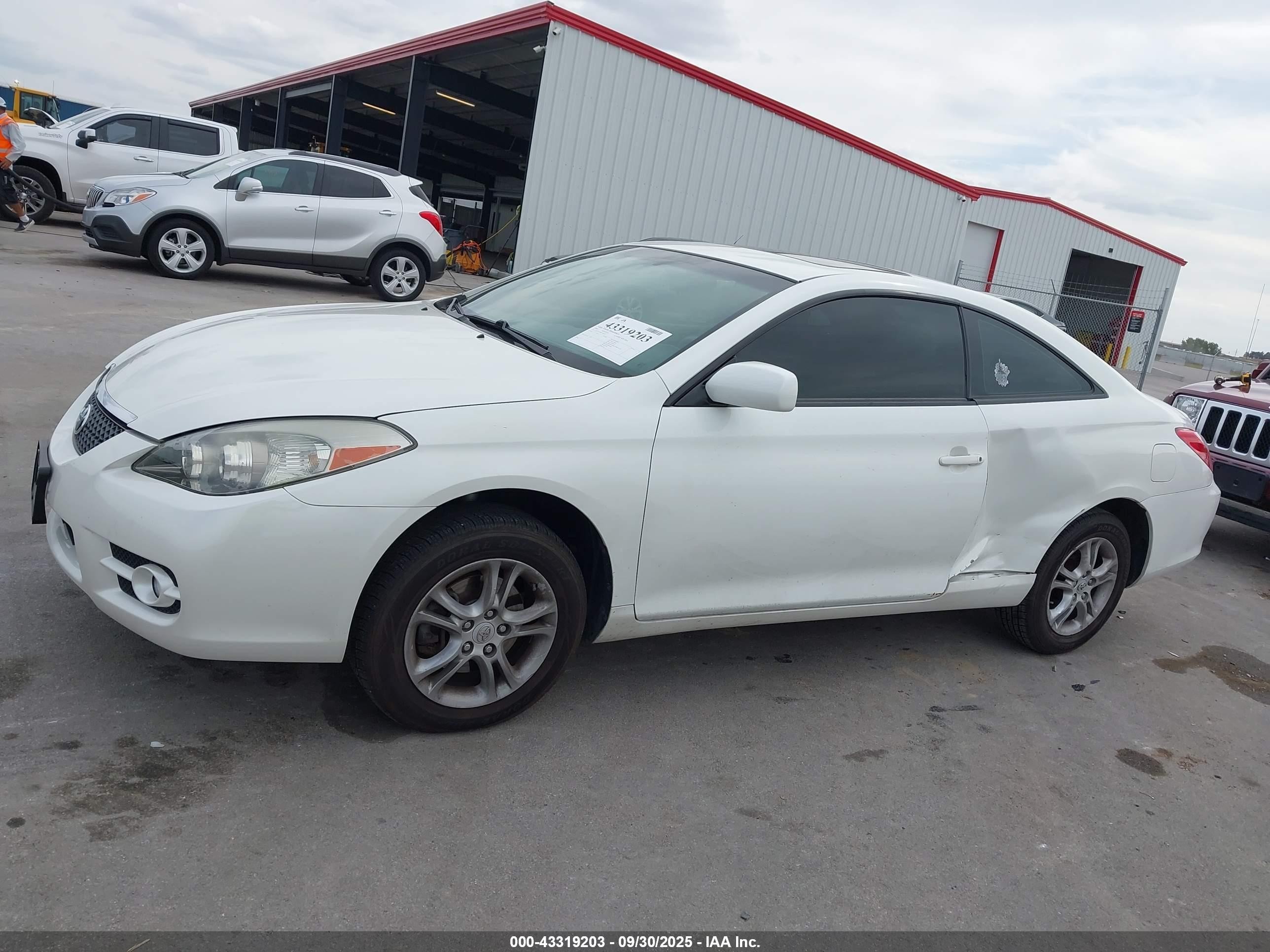 2008 Toyota Camry Solara Se White vin: 4T1CE30P98U764071