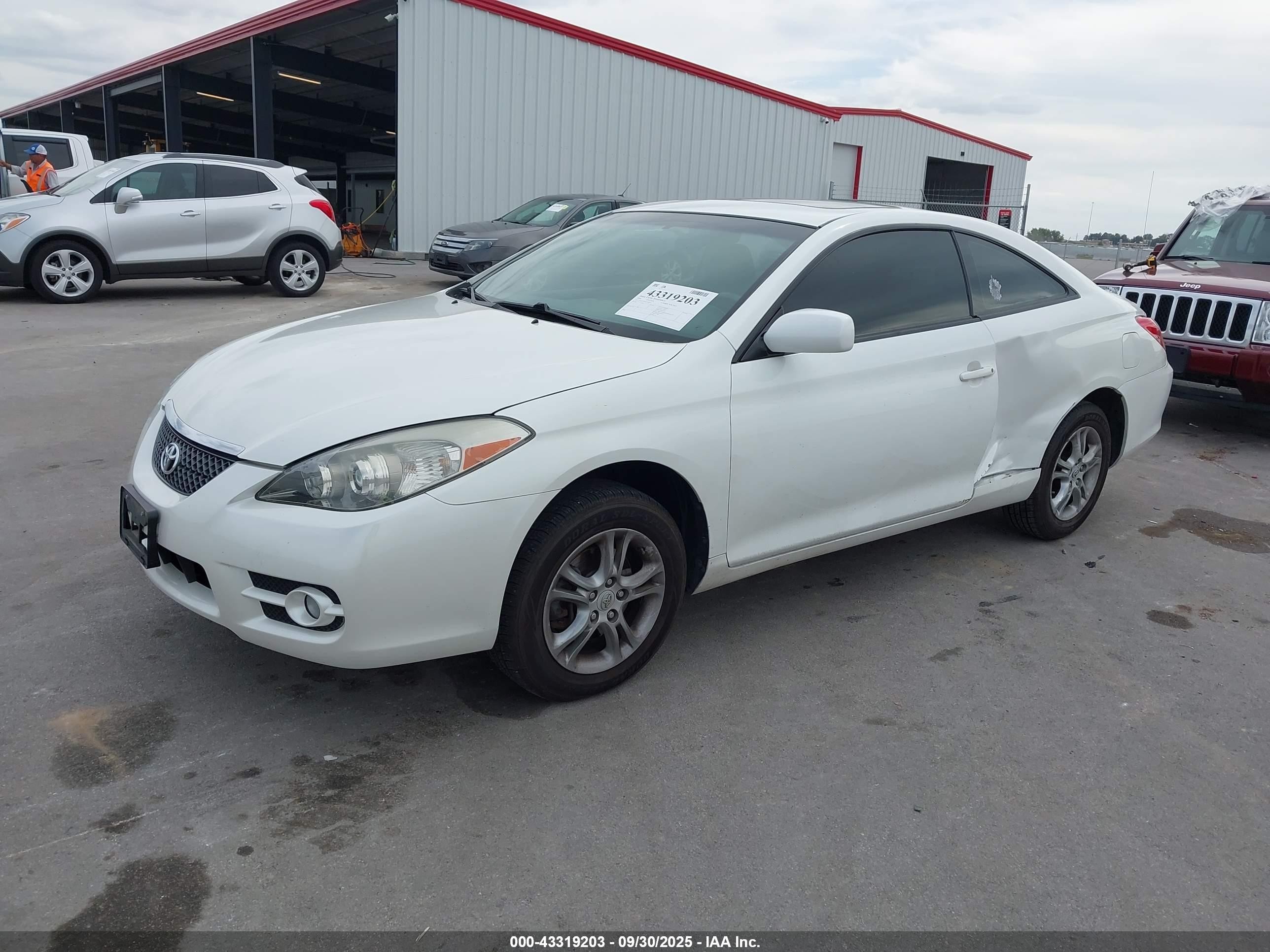 2008 Toyota Camry Solara Se White vin: 4T1CE30P98U764071