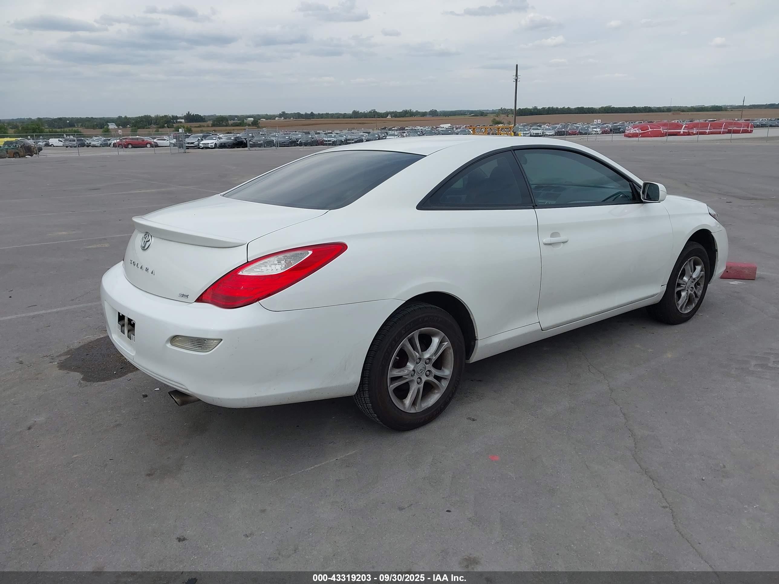 2008 Toyota Camry Solara Se White vin: 4T1CE30P98U764071
