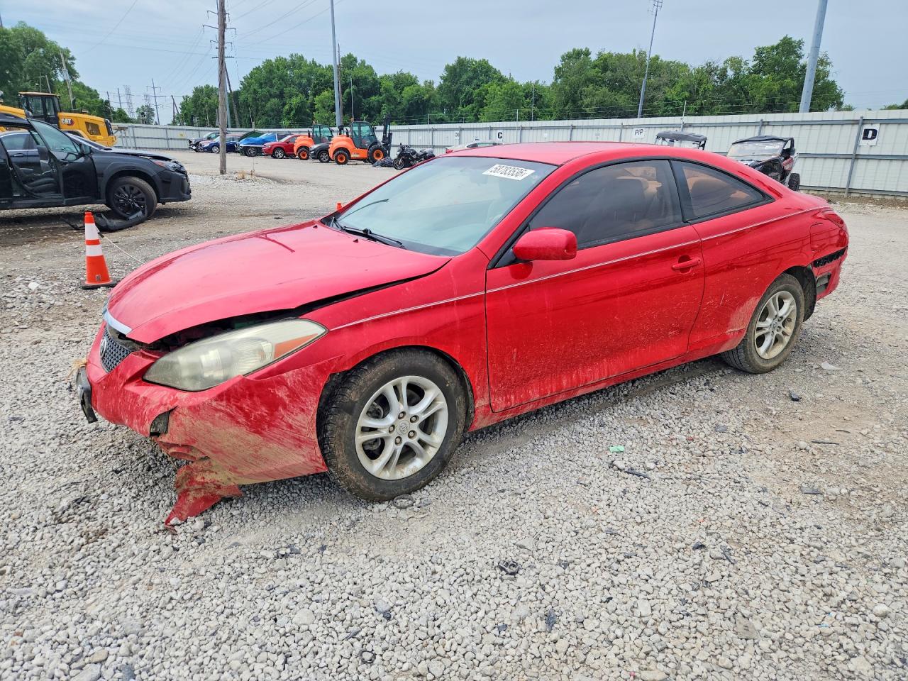2008 Toyota Camry Solara Se Red vin: 4T1CE30P98U764779