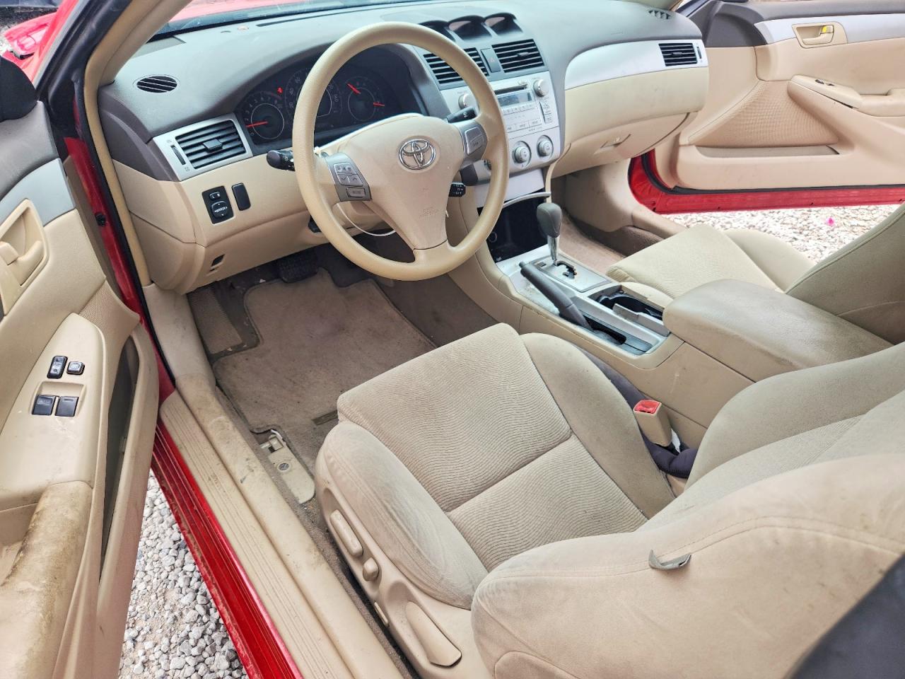 2008 Toyota Camry Solara Se Red vin: 4T1CE30P98U764779