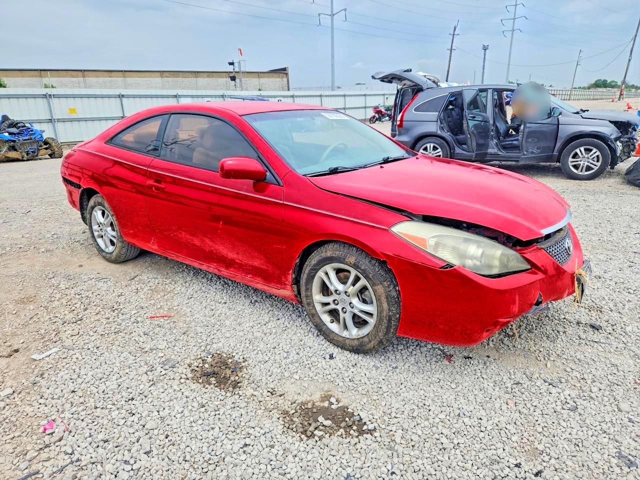 2008 Toyota Camry Solara Se Red vin: 4T1CE30P98U764779