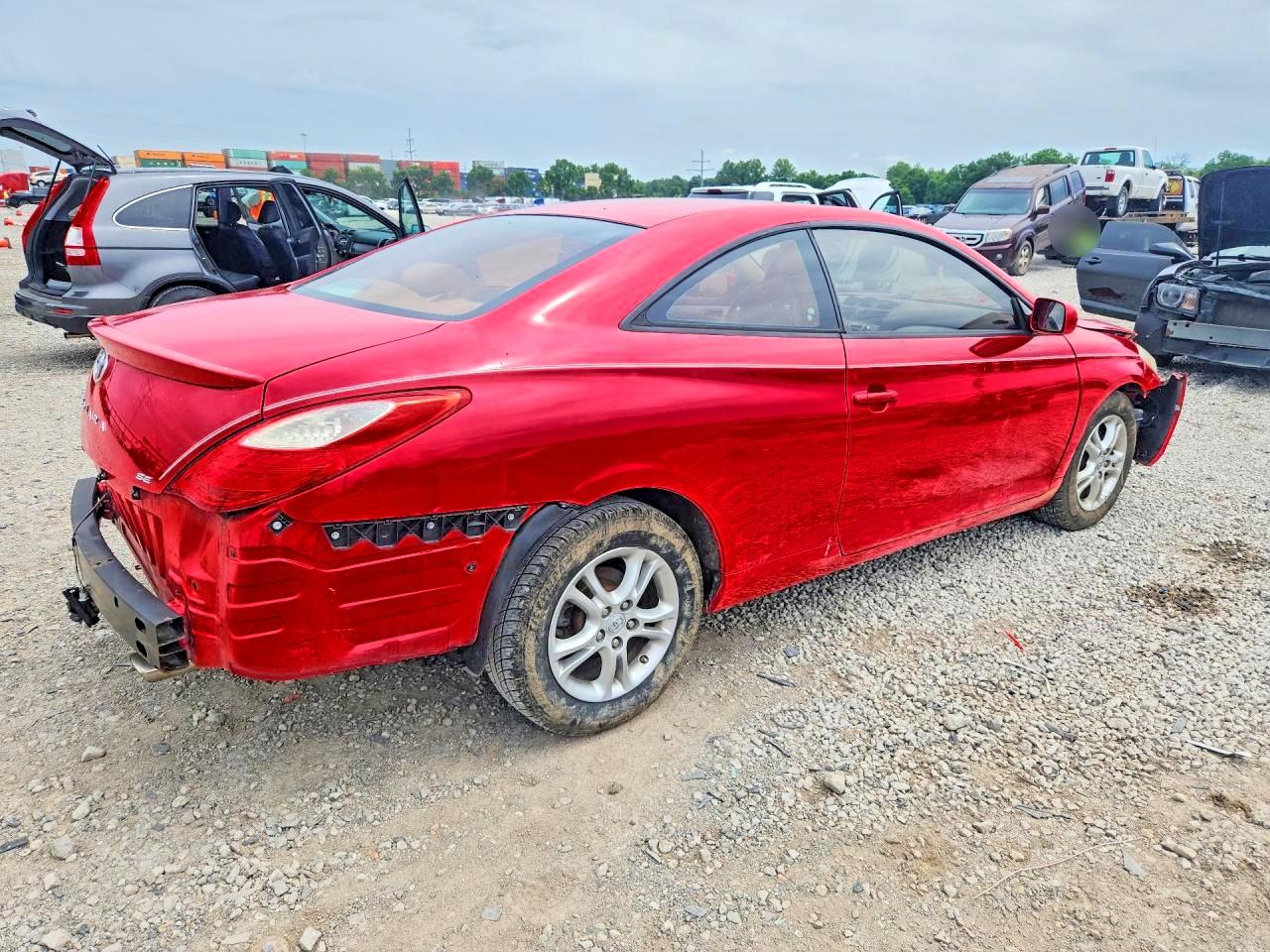 2008 Toyota Camry Solara Se Red vin: 4T1CE30P98U764779