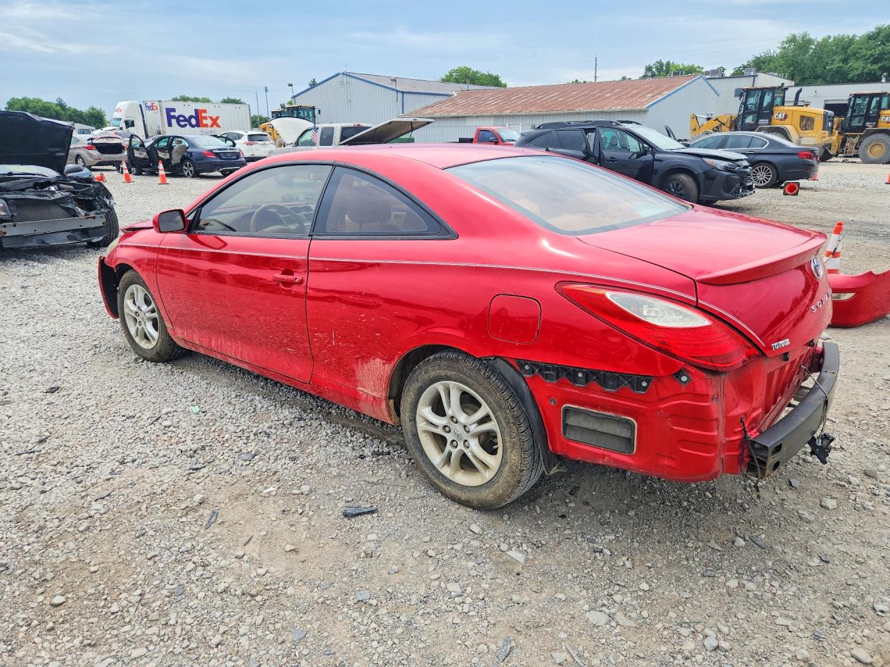 2008 Toyota Camry Solara Se Red vin: 4T1CE30P98U764779