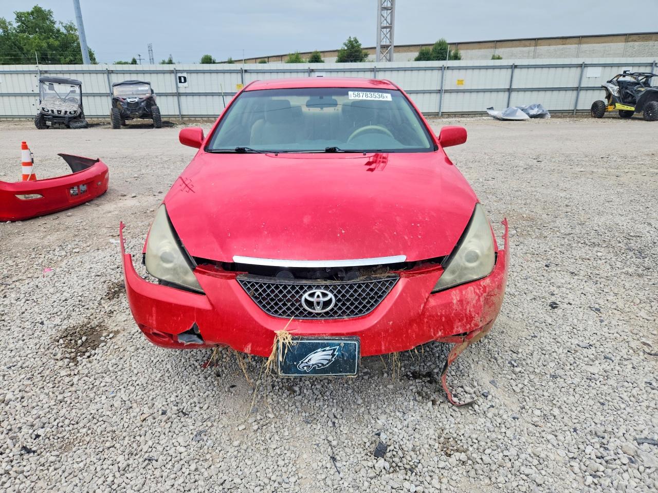 2008 Toyota Camry Solara Se Red vin: 4T1CE30P98U764779