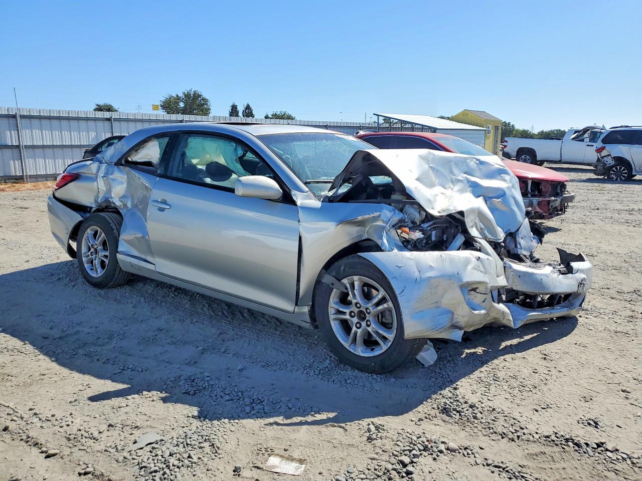 2004 Toyota Camry Solara Sle Silver vin: 4T1CE30PX4U837877