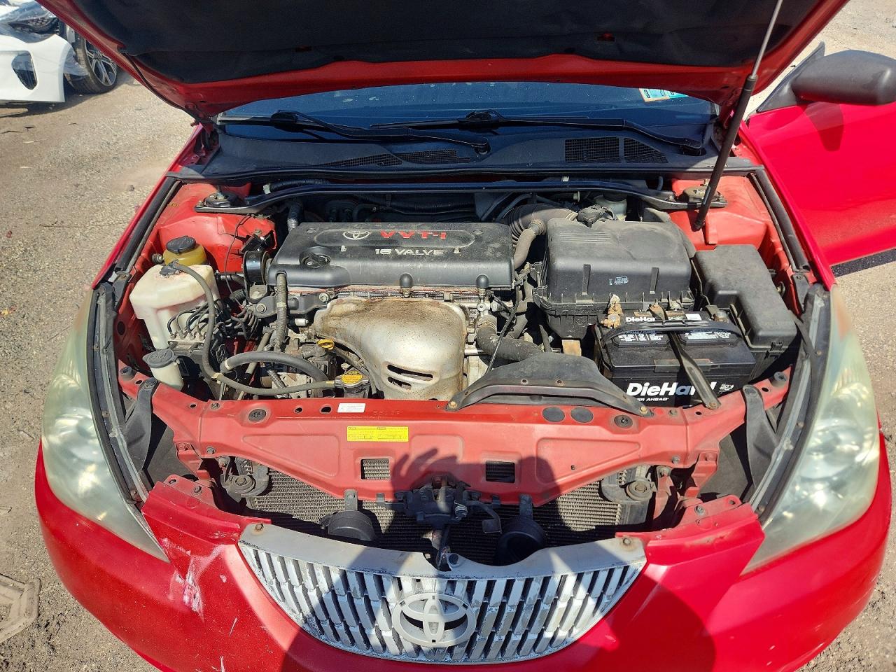 2005 Toyota Camry Solara Sle Красный vin: 4T1CE30PX5U517119