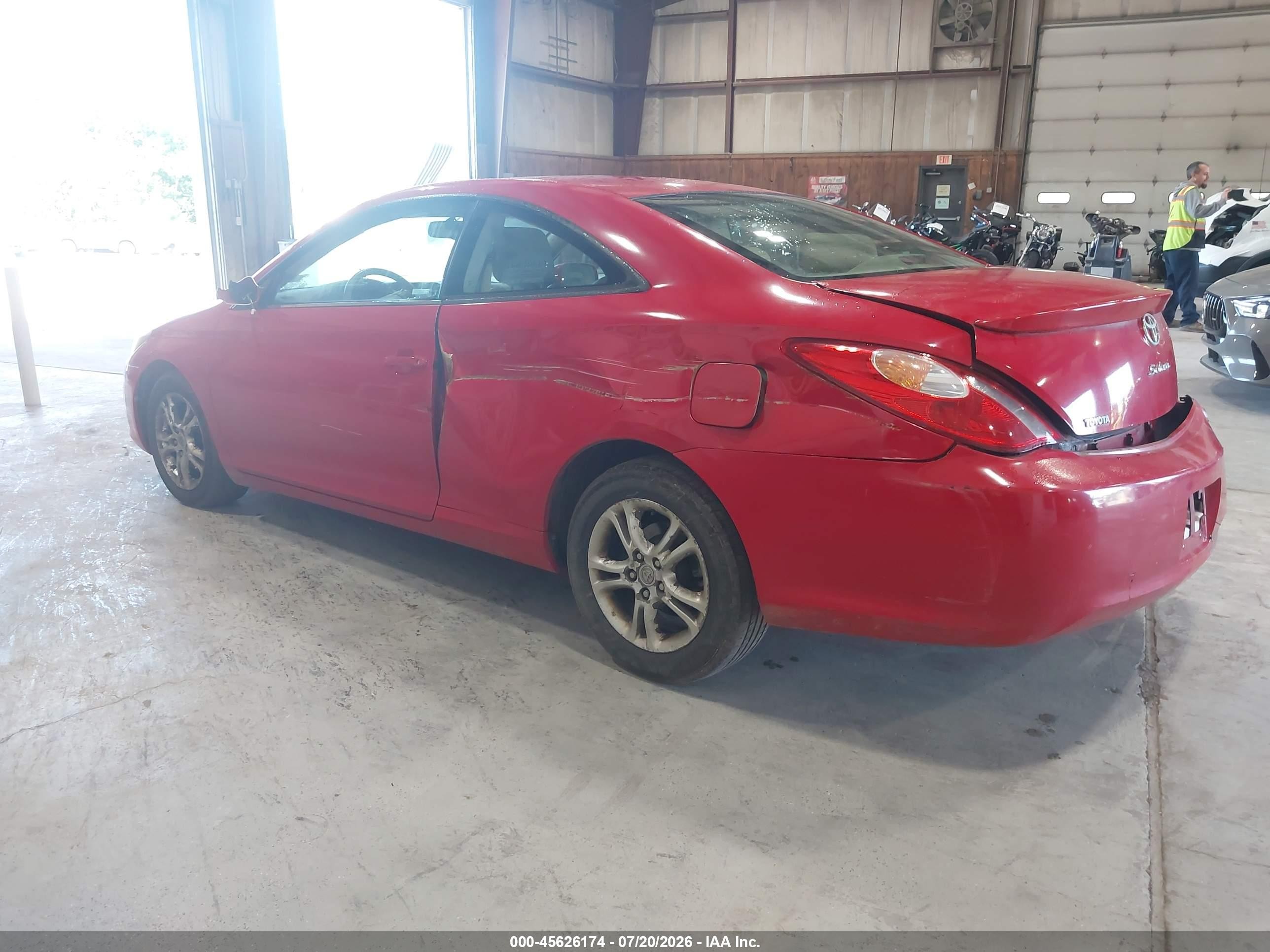 2006 Toyota Camry Solara Sle Red vin: 4T1CE30PX6U673873