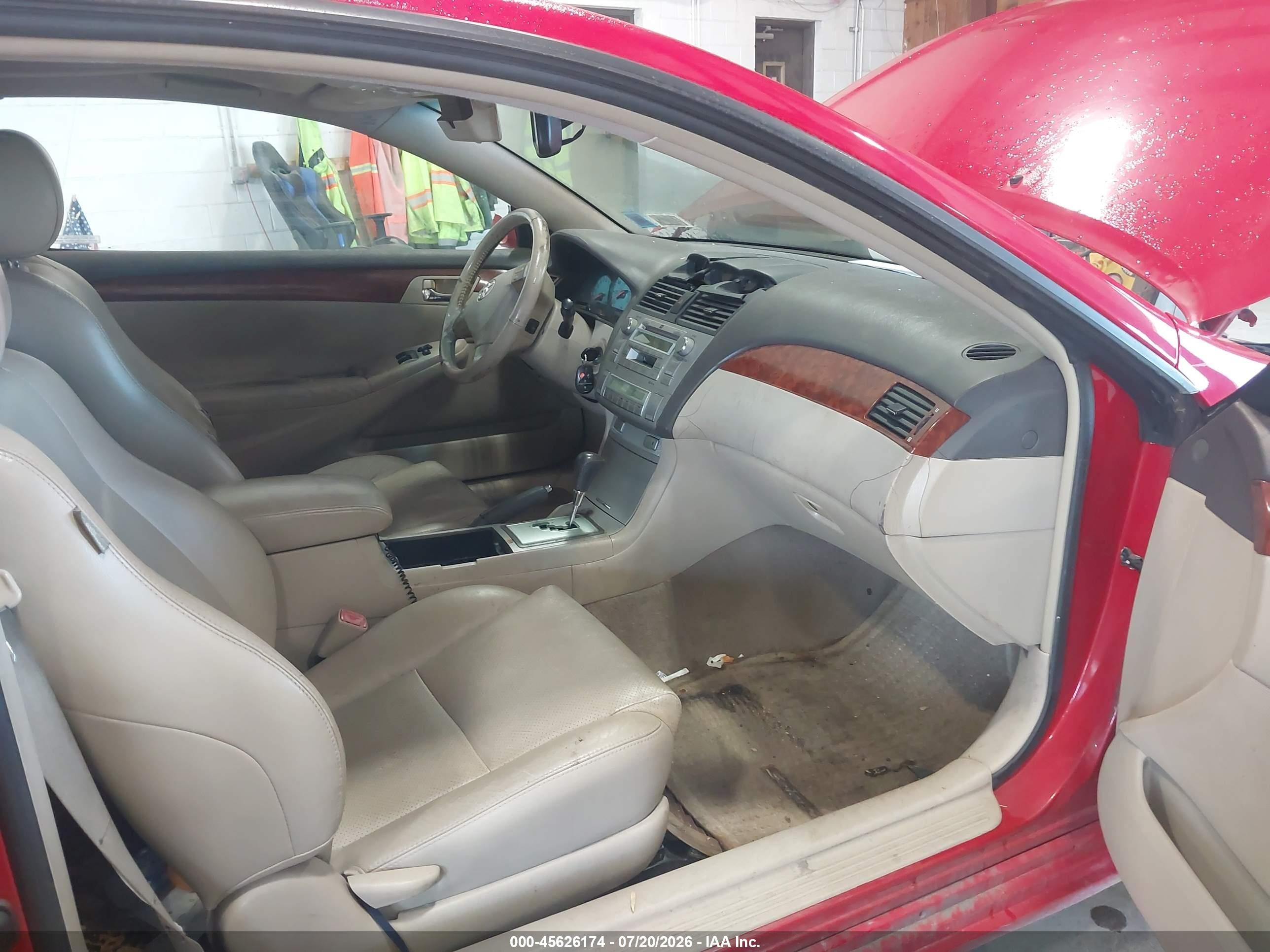 2006 Toyota Camry Solara Sle Red vin: 4T1CE30PX6U673873