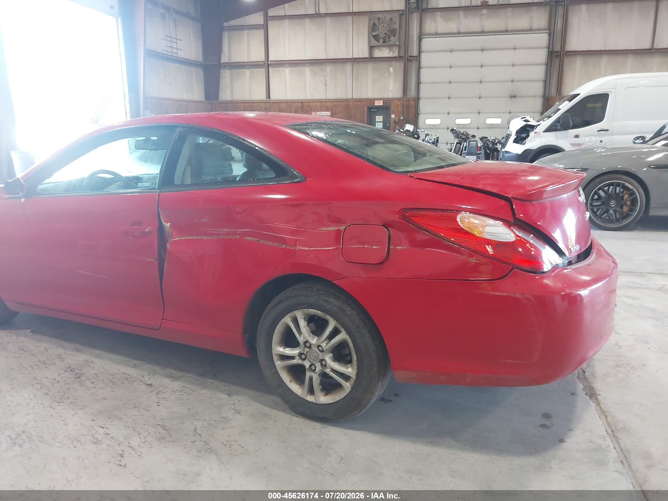 2006 Toyota Camry Solara Sle Red vin: 4T1CE30PX6U673873