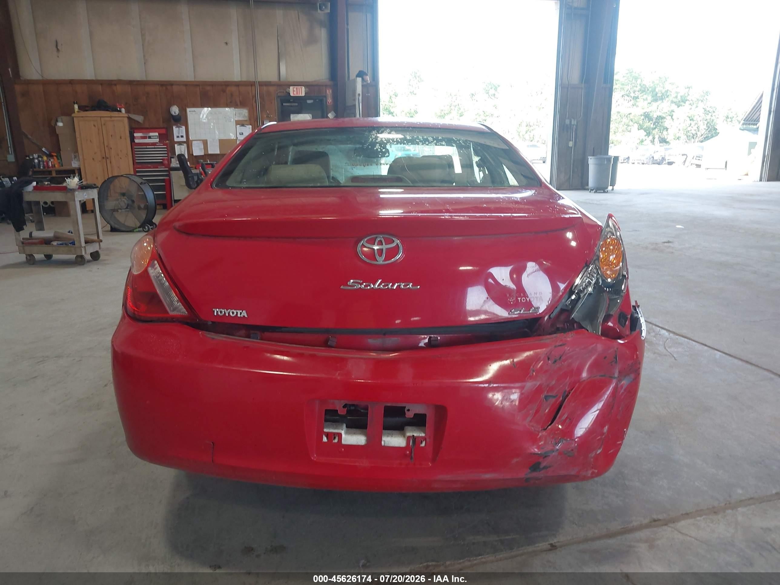 2006 Toyota Camry Solara Sle Red vin: 4T1CE30PX6U673873