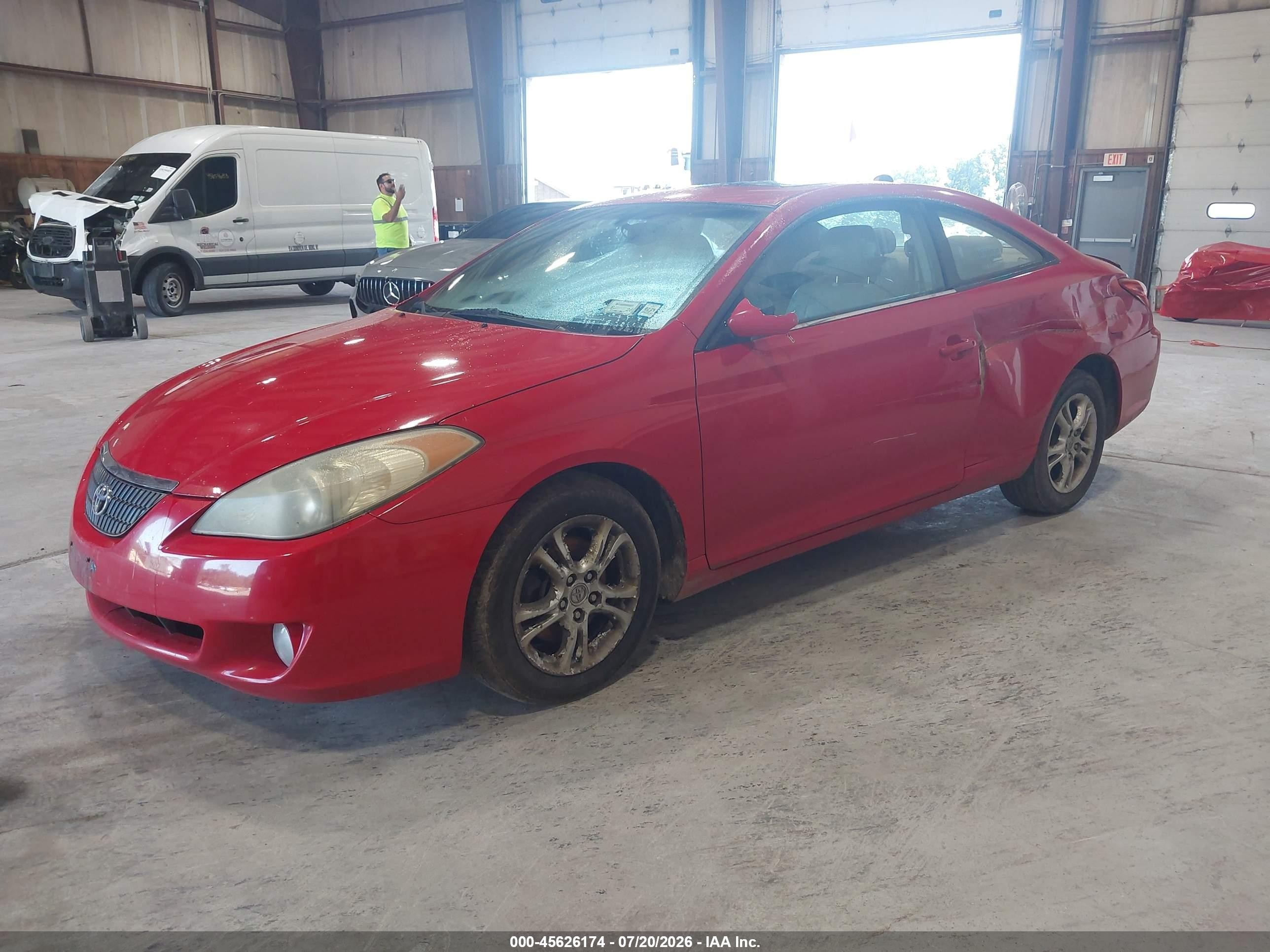 2006 Toyota Camry Solara Sle Red vin: 4T1CE30PX6U673873