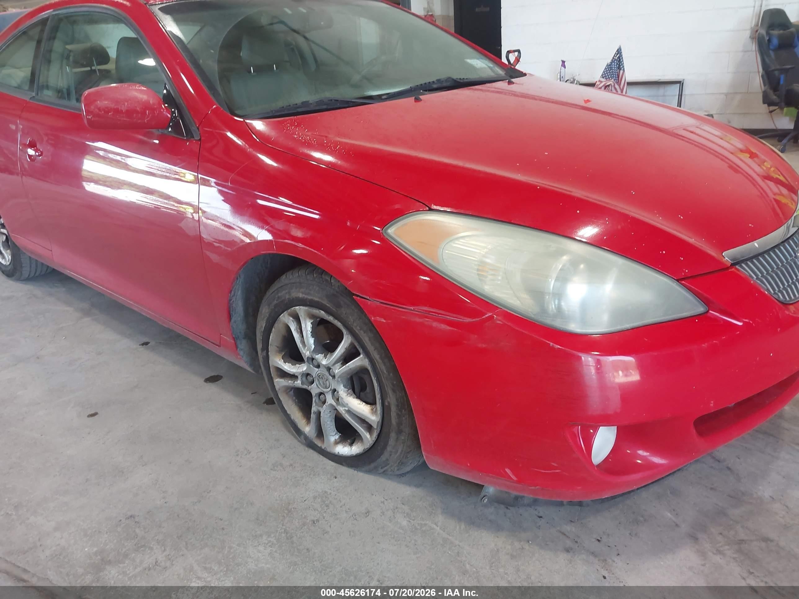 2006 Toyota Camry Solara Sle Red vin: 4T1CE30PX6U673873