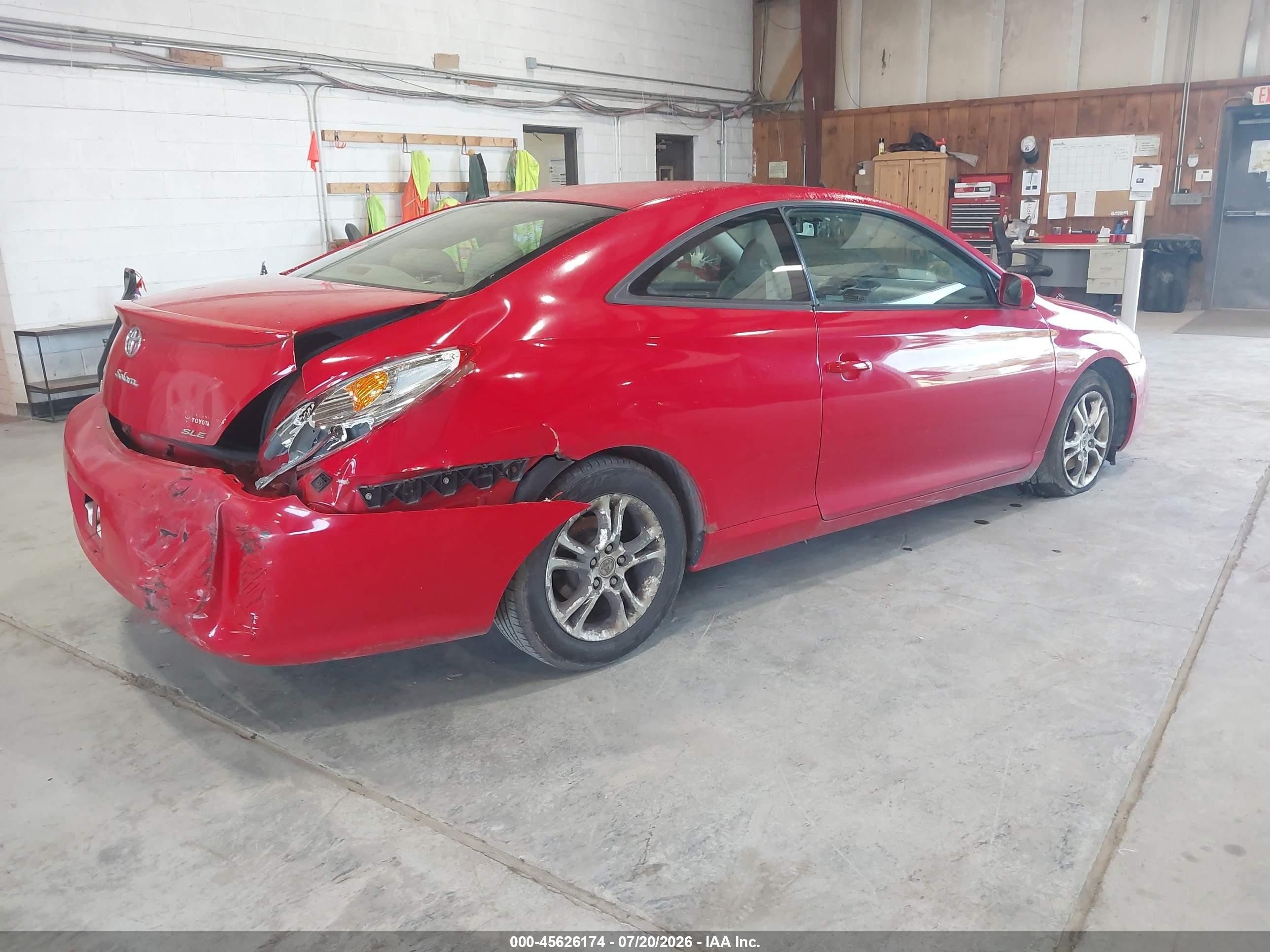 2006 Toyota Camry Solara Sle Red vin: 4T1CE30PX6U673873