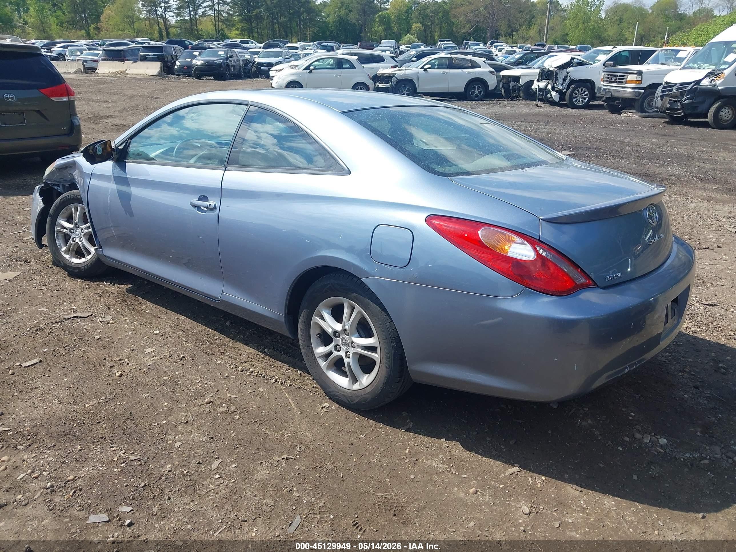 2006 Toyota Camry Solara Sle Blue vin: 4T1CE30PX6U723798