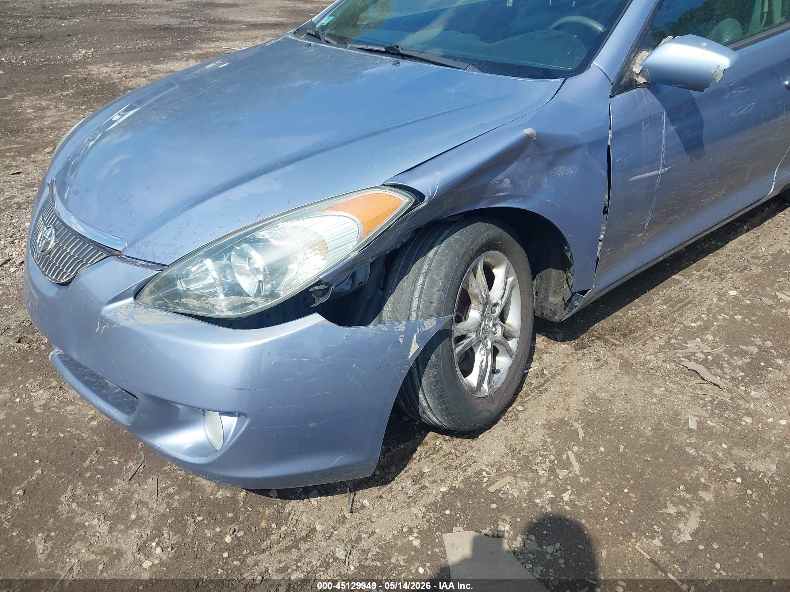 2006 Toyota Camry Solara Sle Blue vin: 4T1CE30PX6U723798