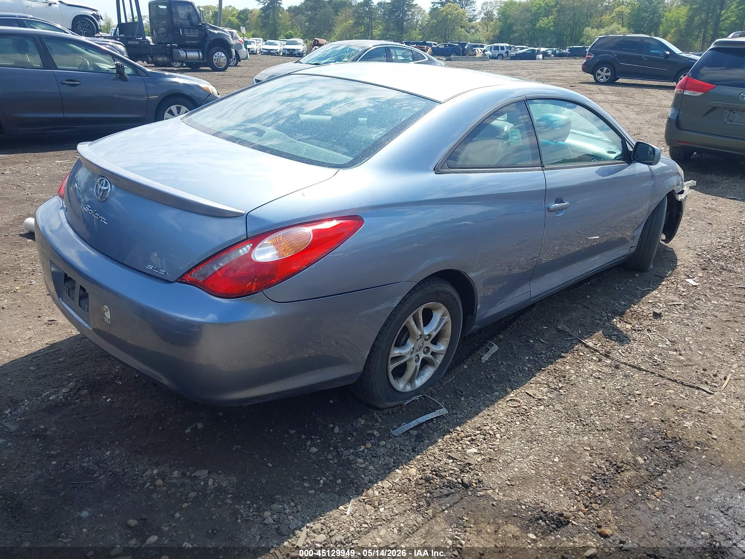 2006 Toyota Camry Solara Sle Blue vin: 4T1CE30PX6U723798