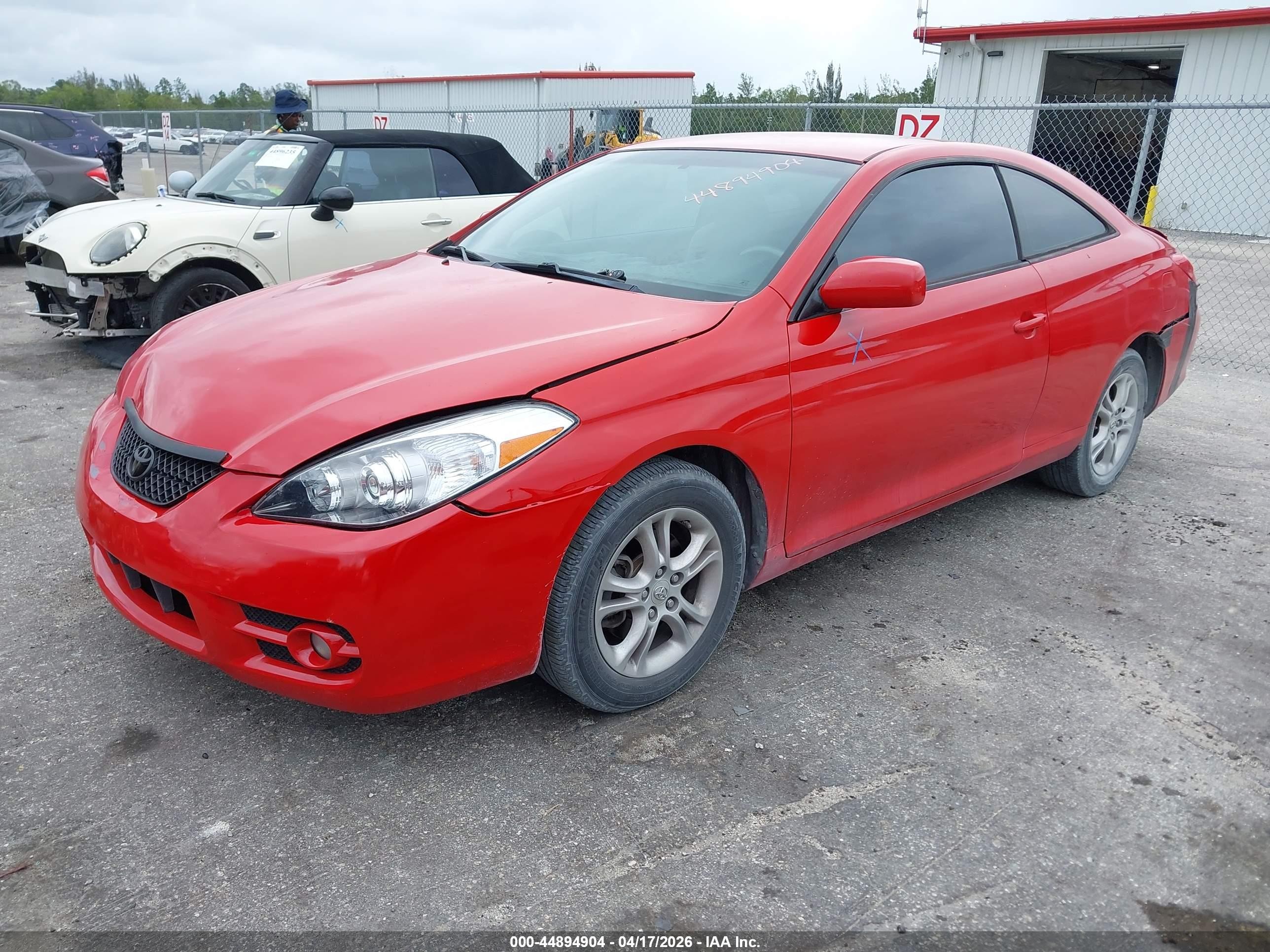 2007 Toyota Camry Solara Se Red vin: 4T1CE30PX7U754731