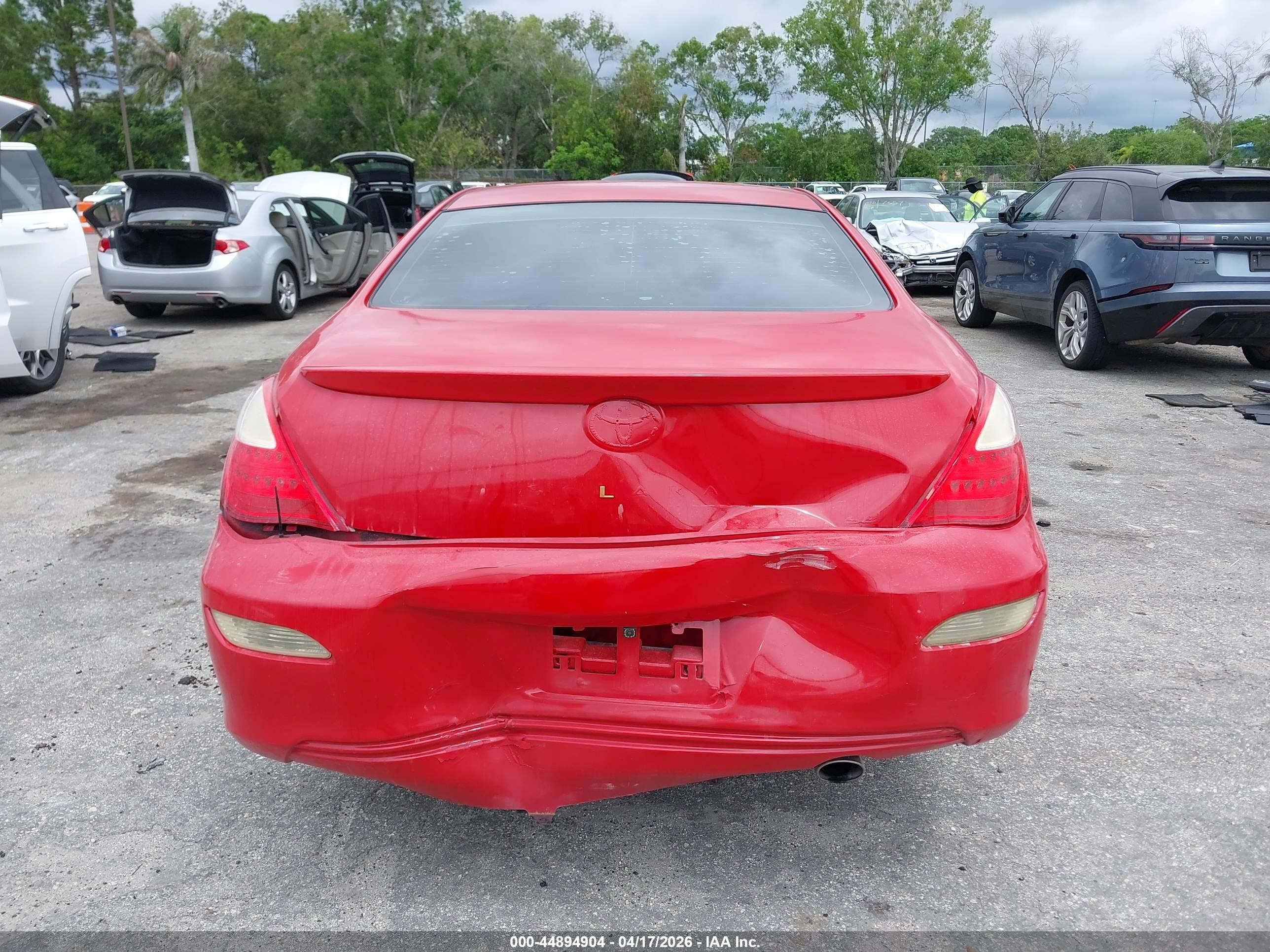 2007 Toyota Camry Solara Se Red vin: 4T1CE30PX7U754731