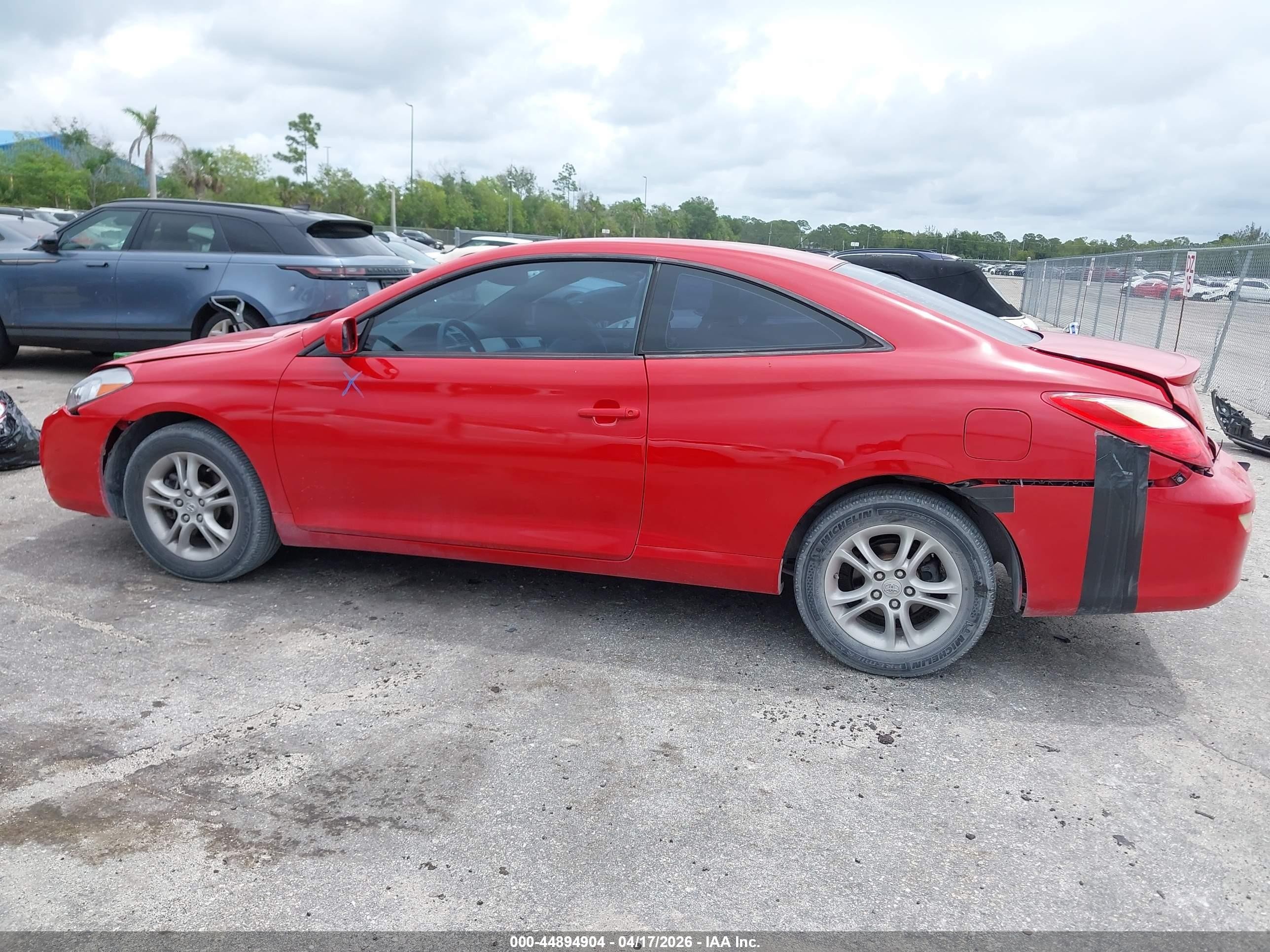 2007 Toyota Camry Solara Se Red vin: 4T1CE30PX7U754731