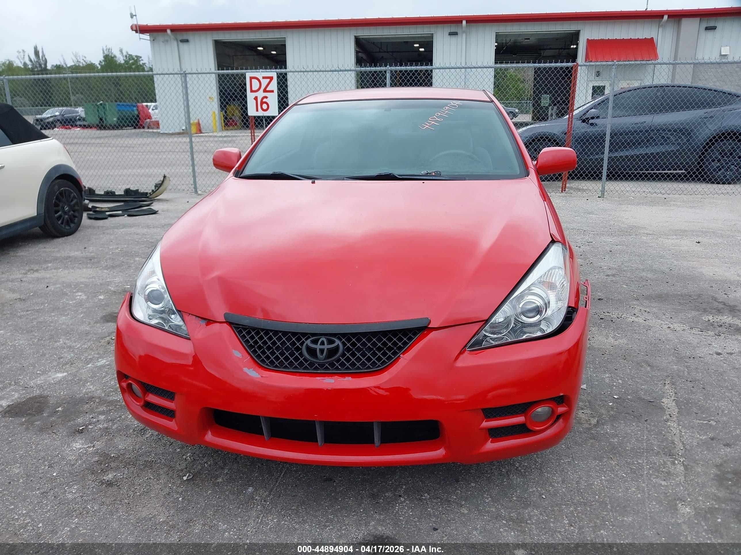 2007 Toyota Camry Solara Se Red vin: 4T1CE30PX7U754731