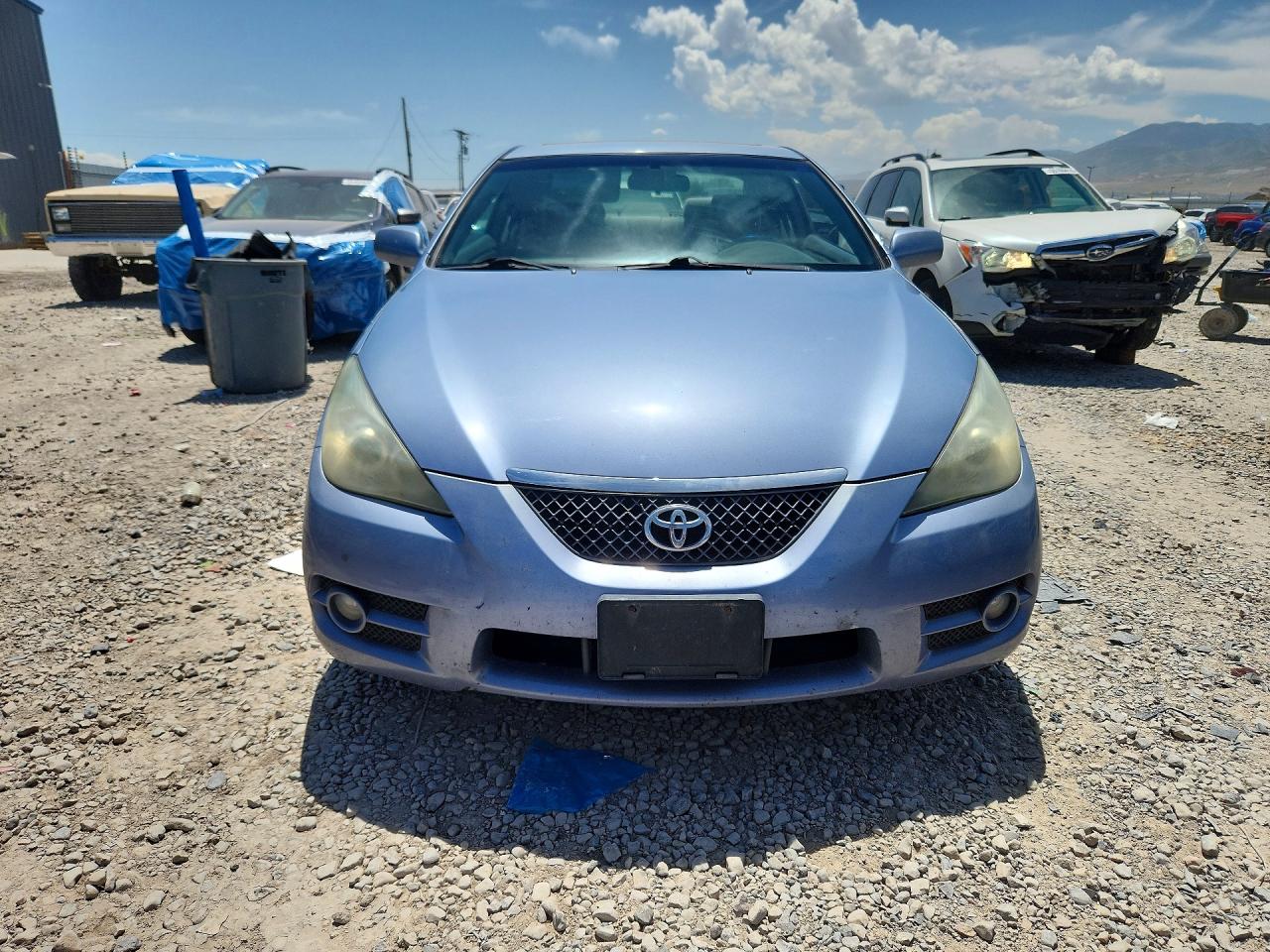 2007 Toyota Camry Solara Se Blue vin: 4T1CE30PX7U756754