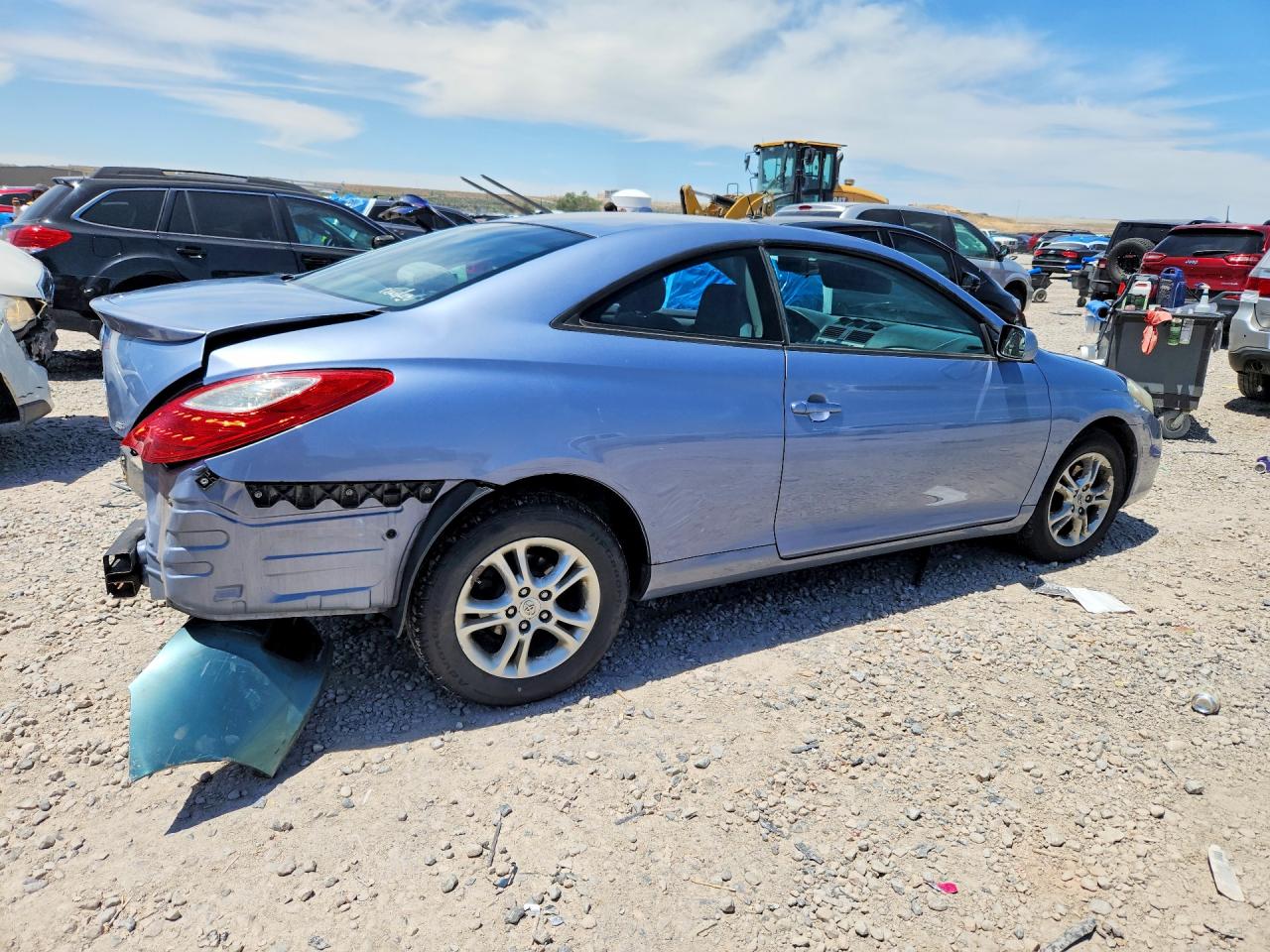 2007 Toyota Camry Solara Se Blue vin: 4T1CE30PX7U756754