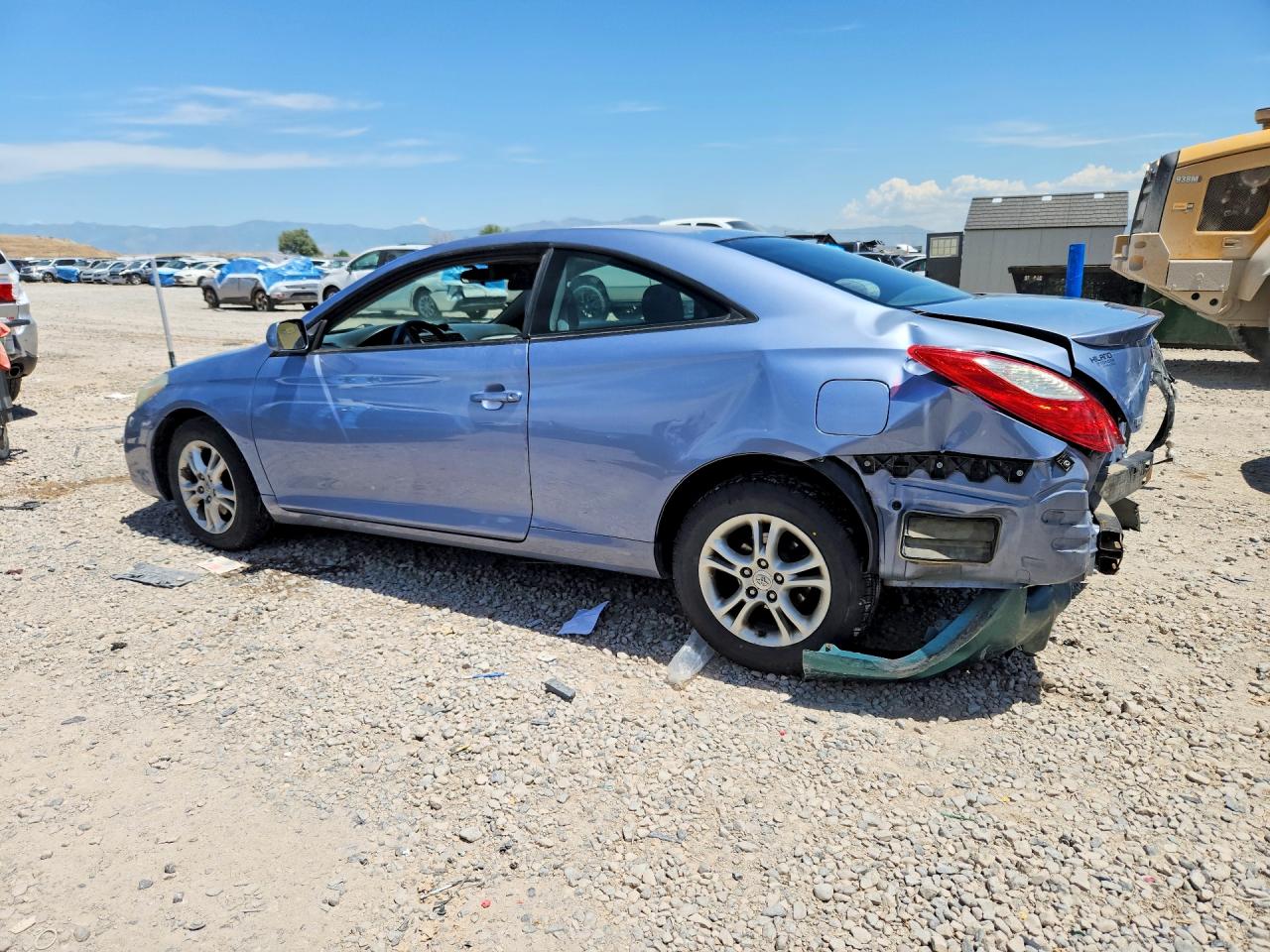 2007 Toyota Camry Solara Se Blue vin: 4T1CE30PX7U756754