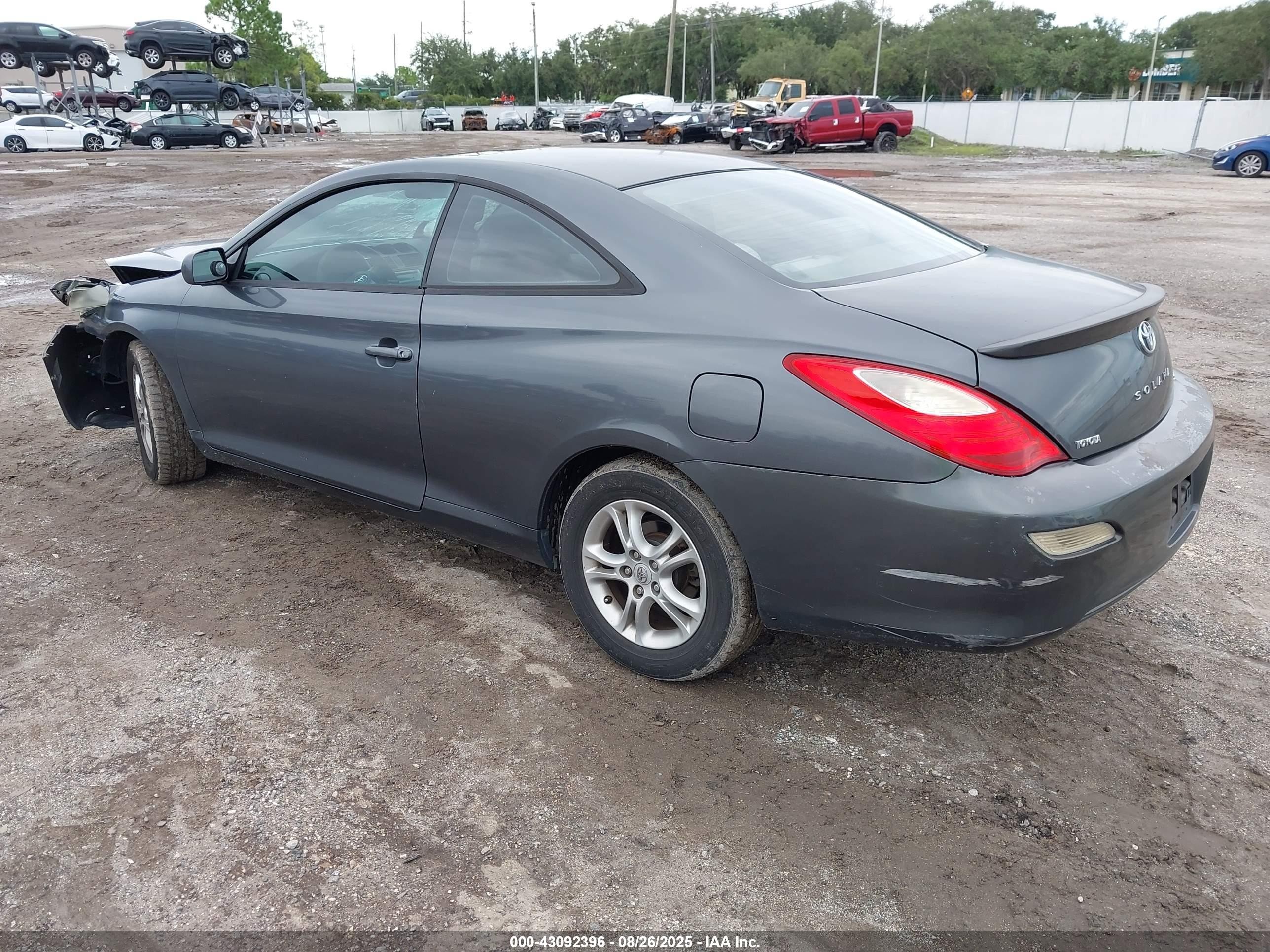 2008 Toyota Camry Solara Se Gray vin: 4T1CE30PX8U762720