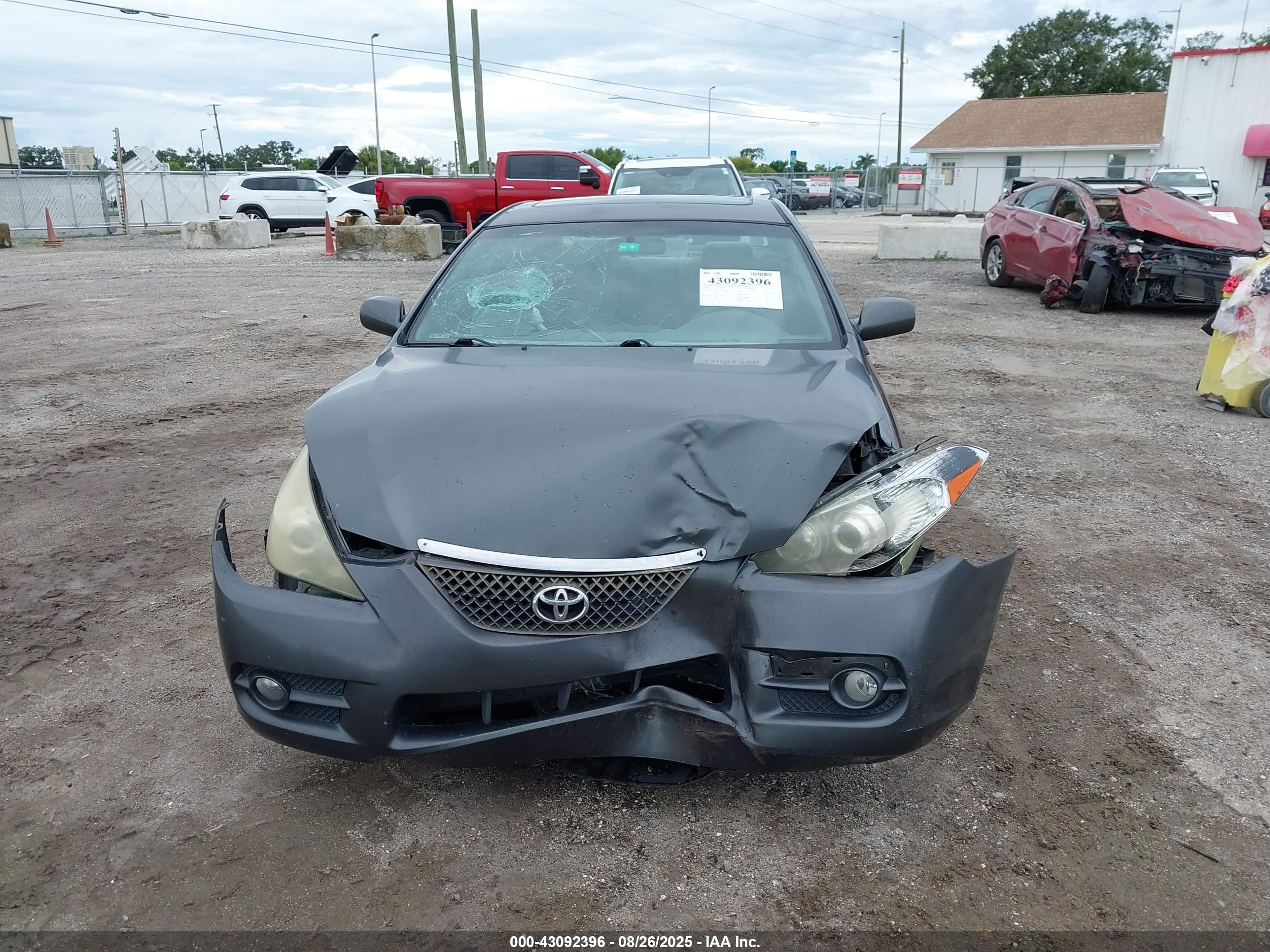 2008 Toyota Camry Solara Se Gray vin: 4T1CE30PX8U762720