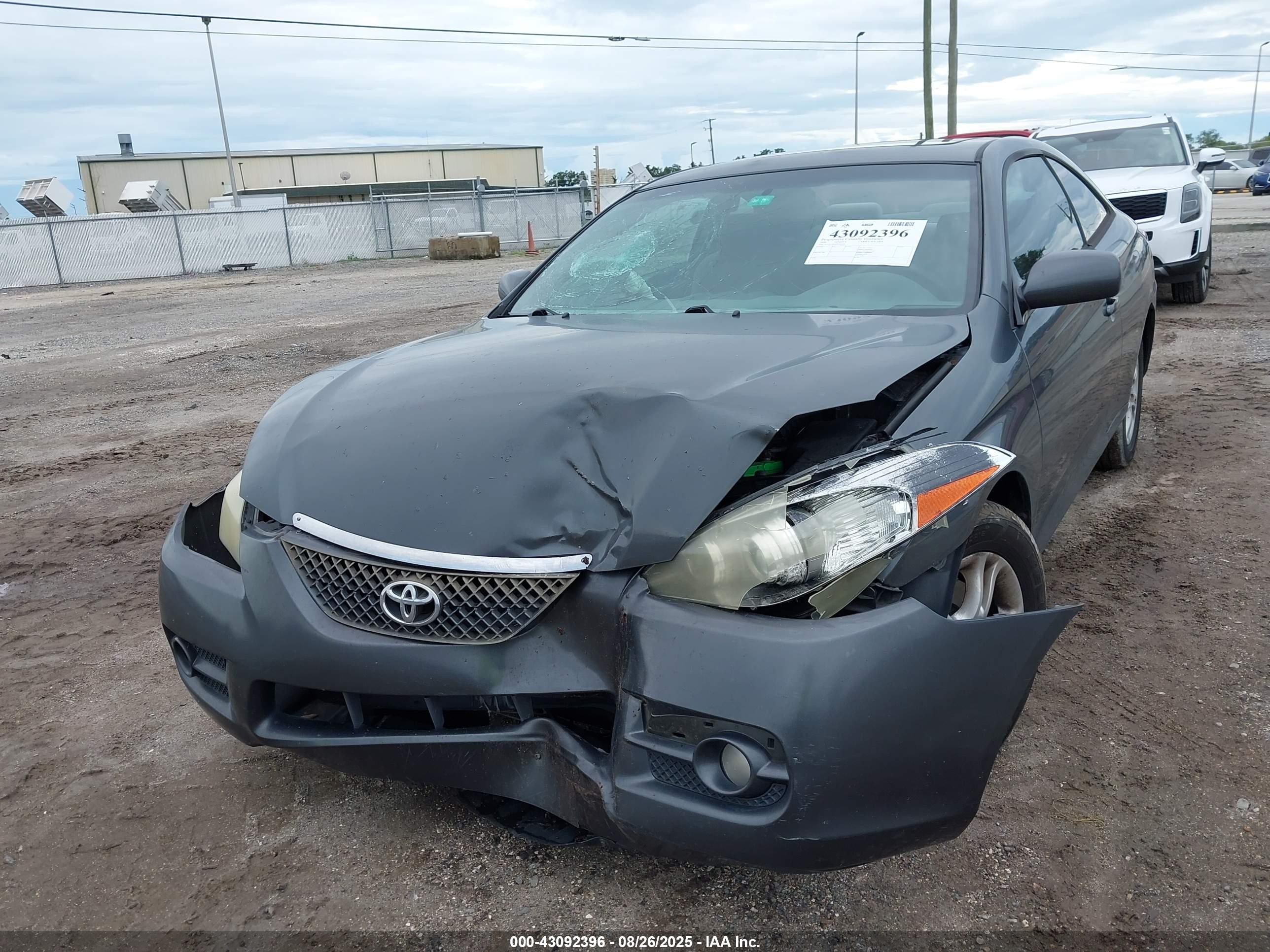 2008 Toyota Camry Solara Se Gray vin: 4T1CE30PX8U762720