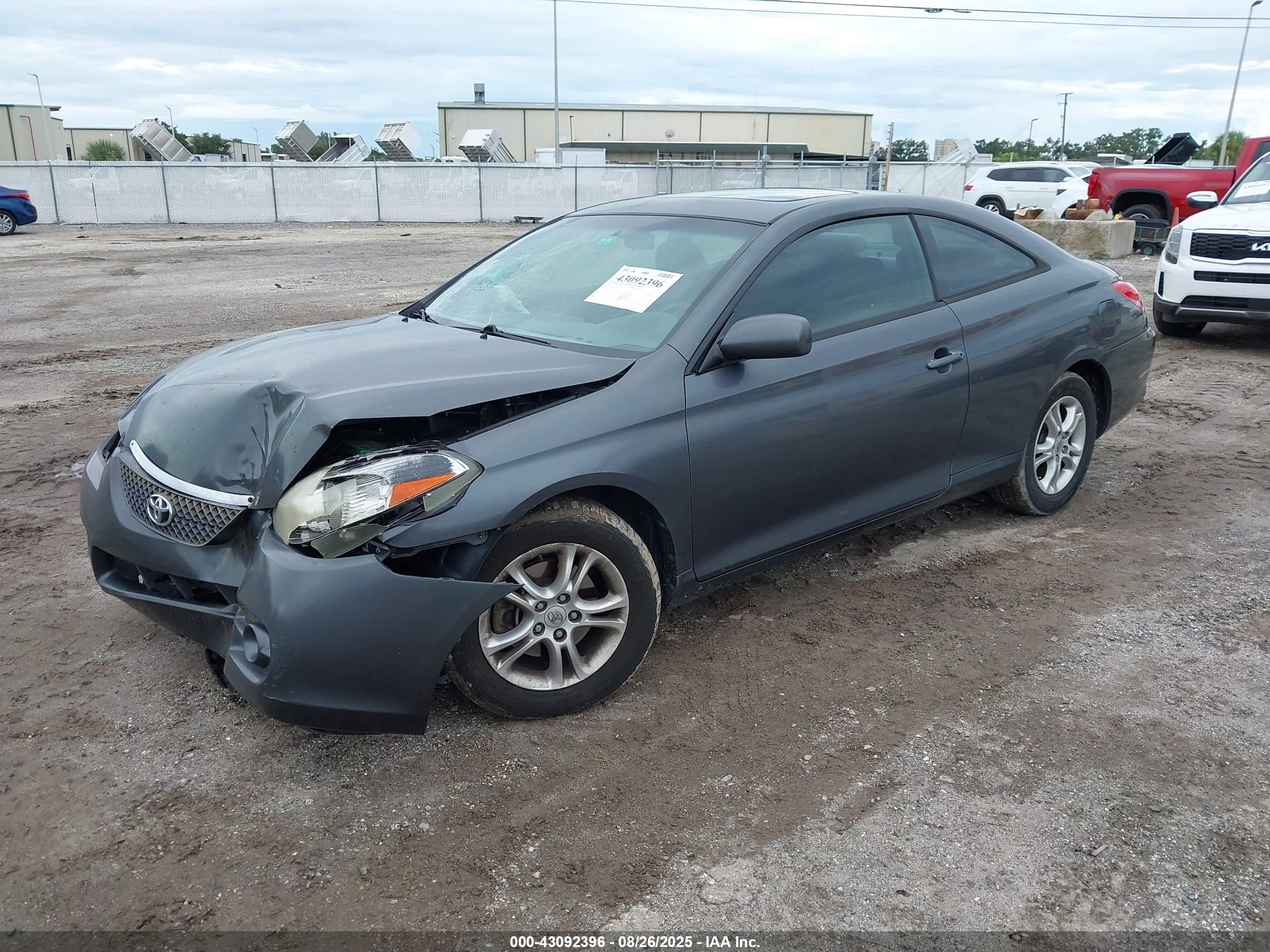 2008 Toyota Camry Solara Se Gray vin: 4T1CE30PX8U762720