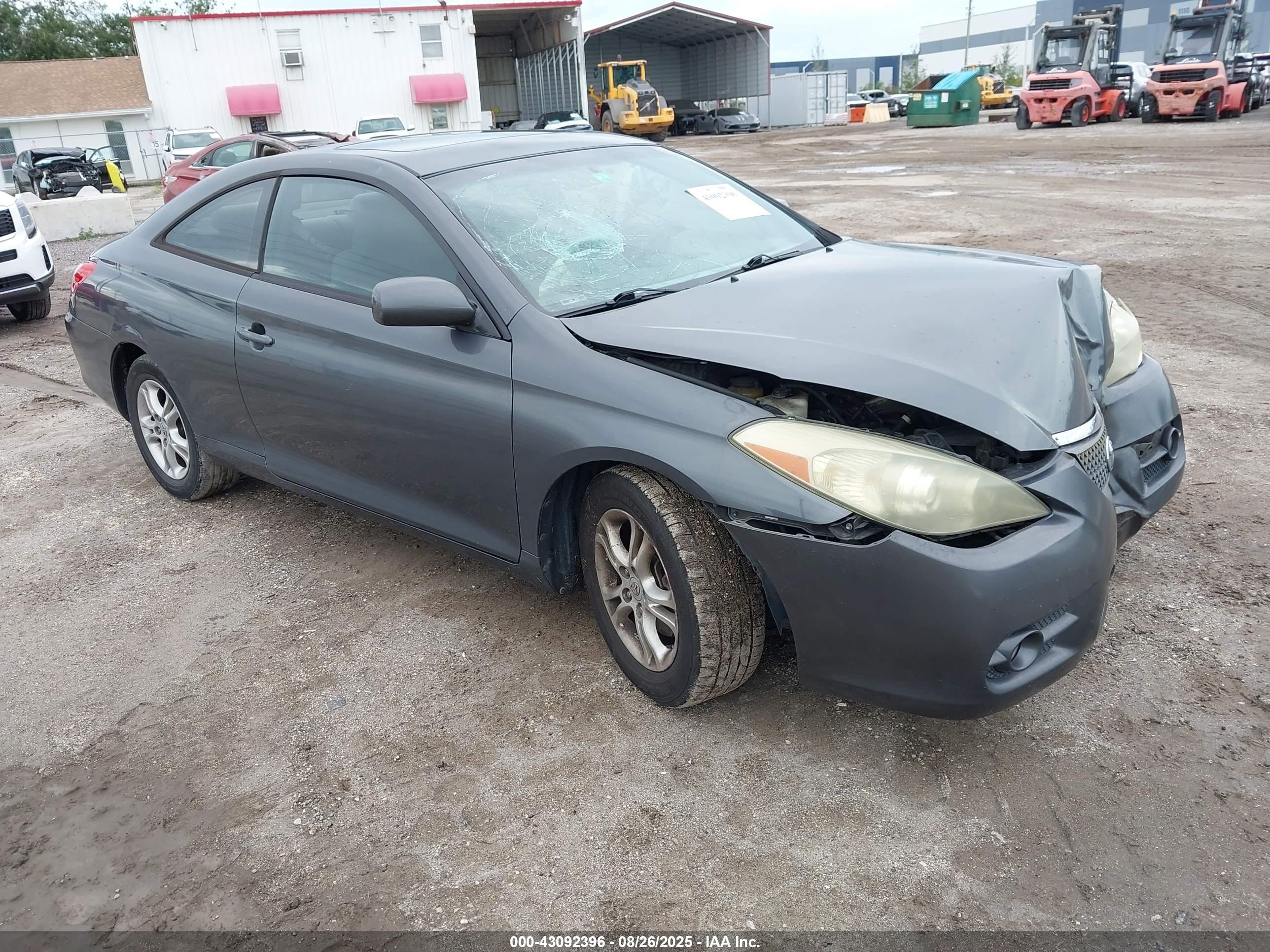 2008 Toyota Camry Solara Se Серый vin: 4T1CE30PX8U762720