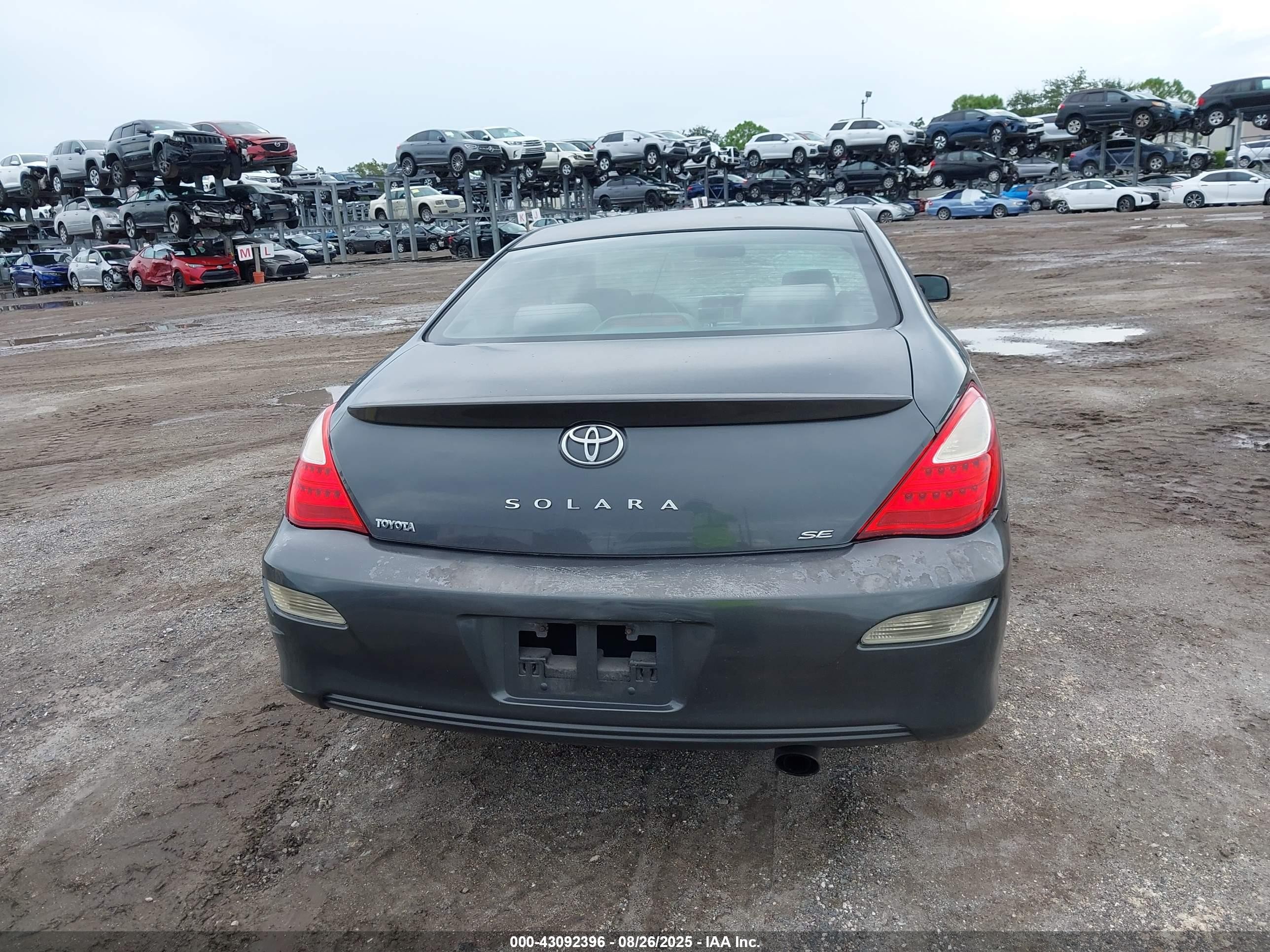 2008 Toyota Camry Solara Se Gray vin: 4T1CE30PX8U762720